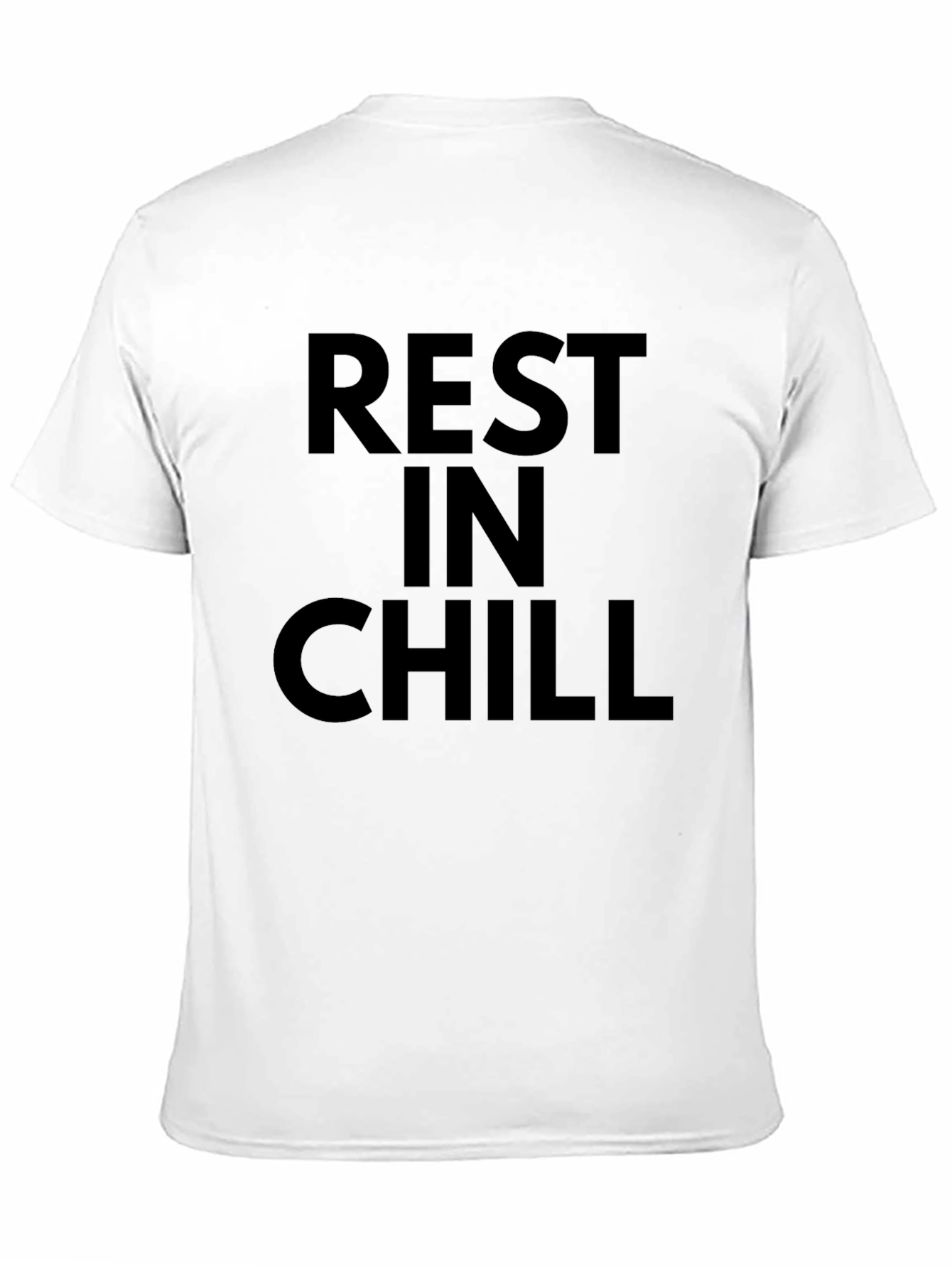 Black Rest In Chill T-Shirt - Relaxed Style view 11