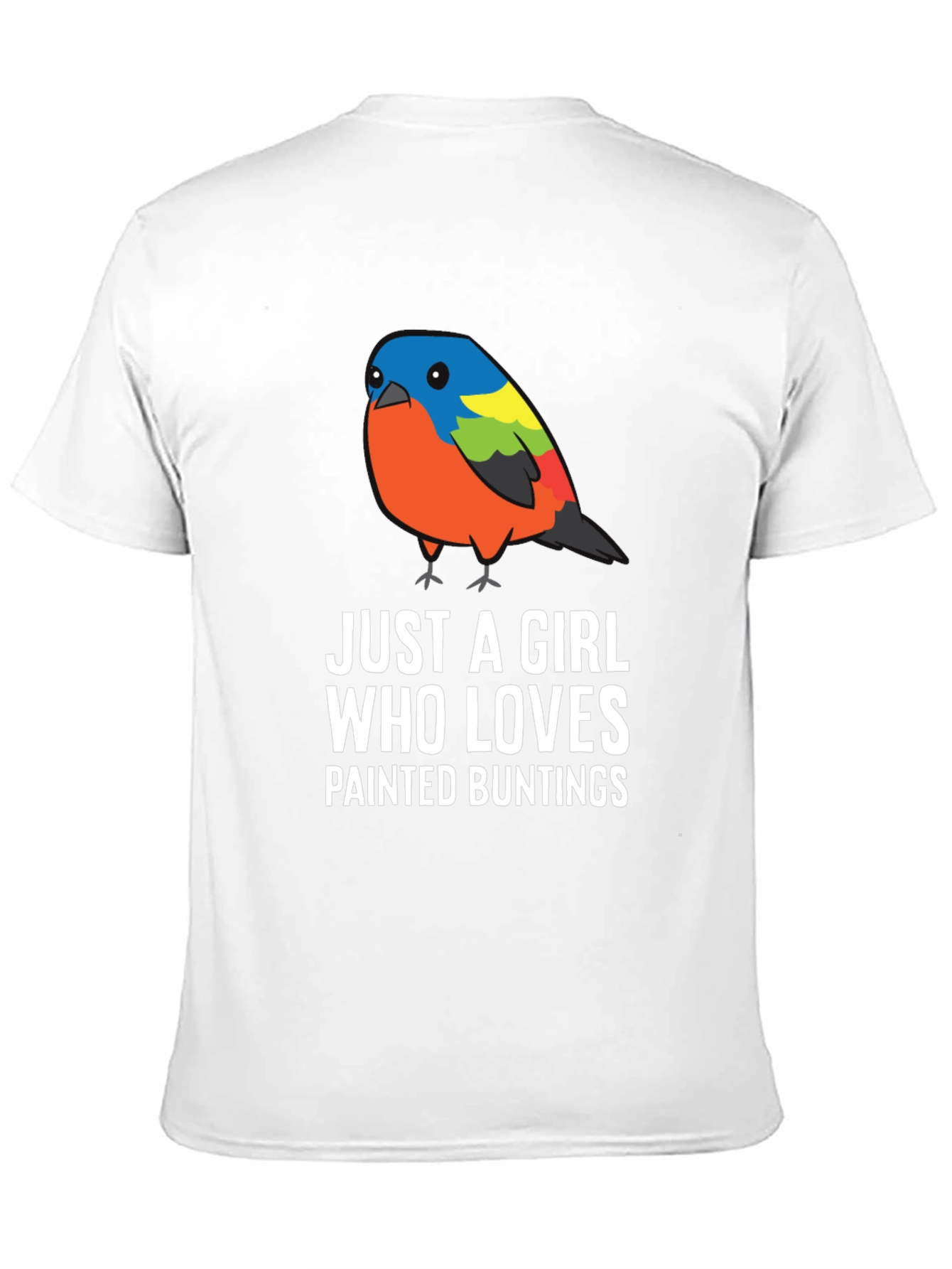 Black Painted Bunting Lover T-Shirt view 11
