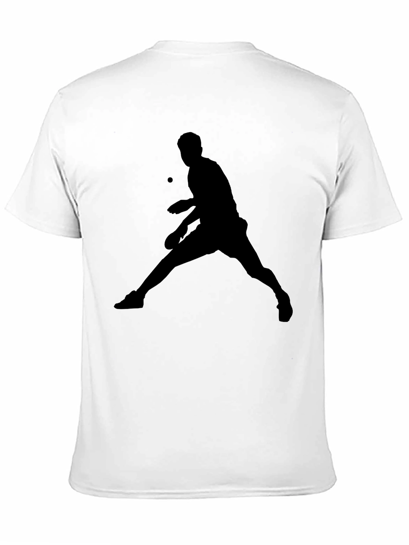 Black Black Table Tennis Graphic Tee view 11