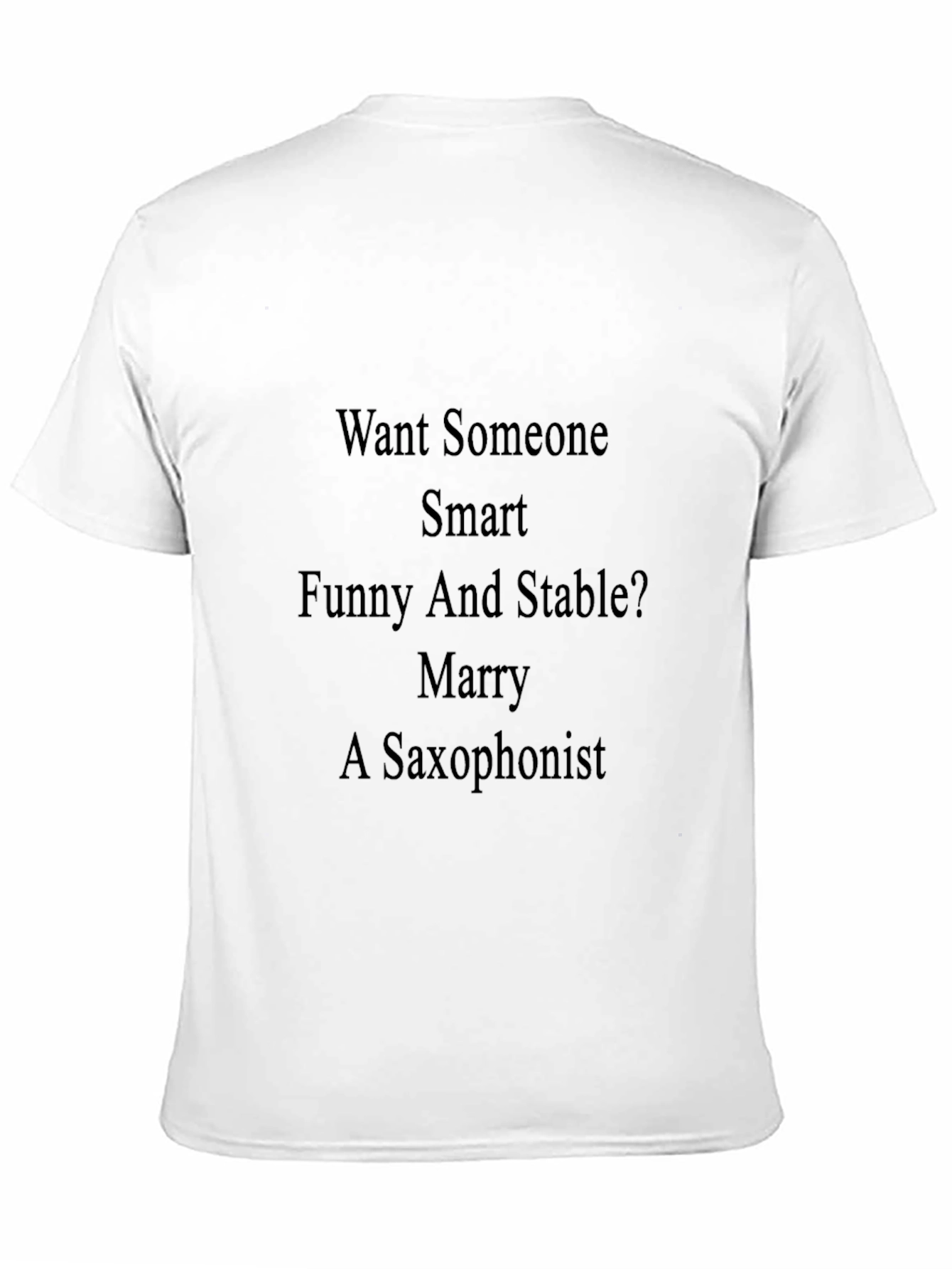Black Saxophonist Smart Funny Stable Black T-Shirt view 11