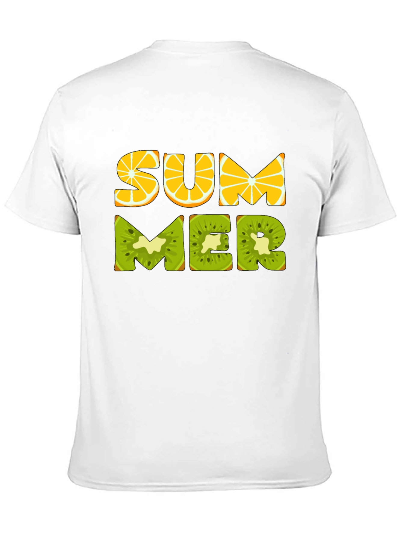 Black Summer Fruit T-Shirt - Fresh & Fun Design view 11