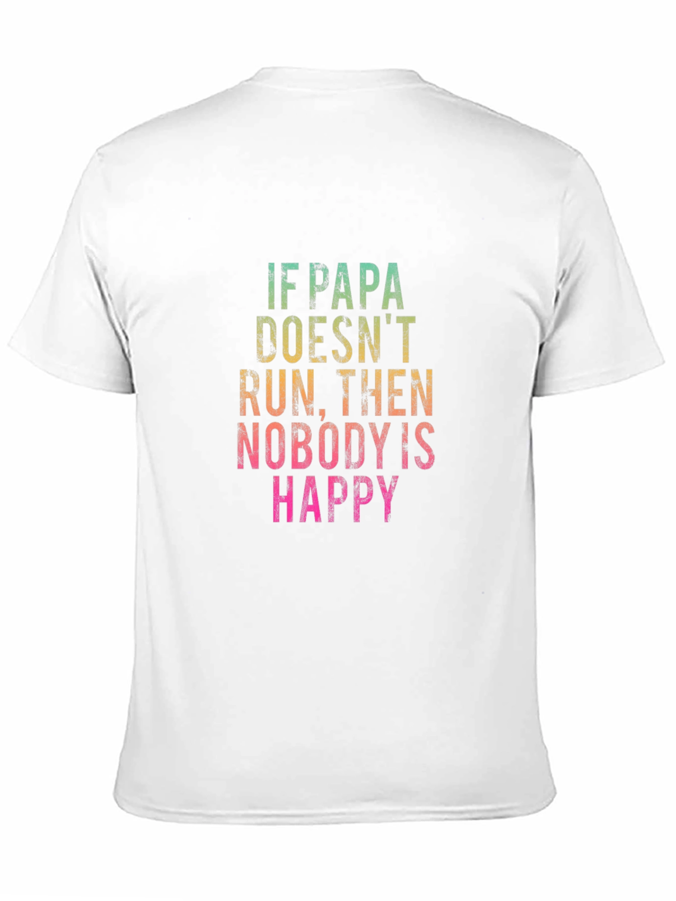 Black Funny Papa Run T-Shirt - Gift for Dad view 11
