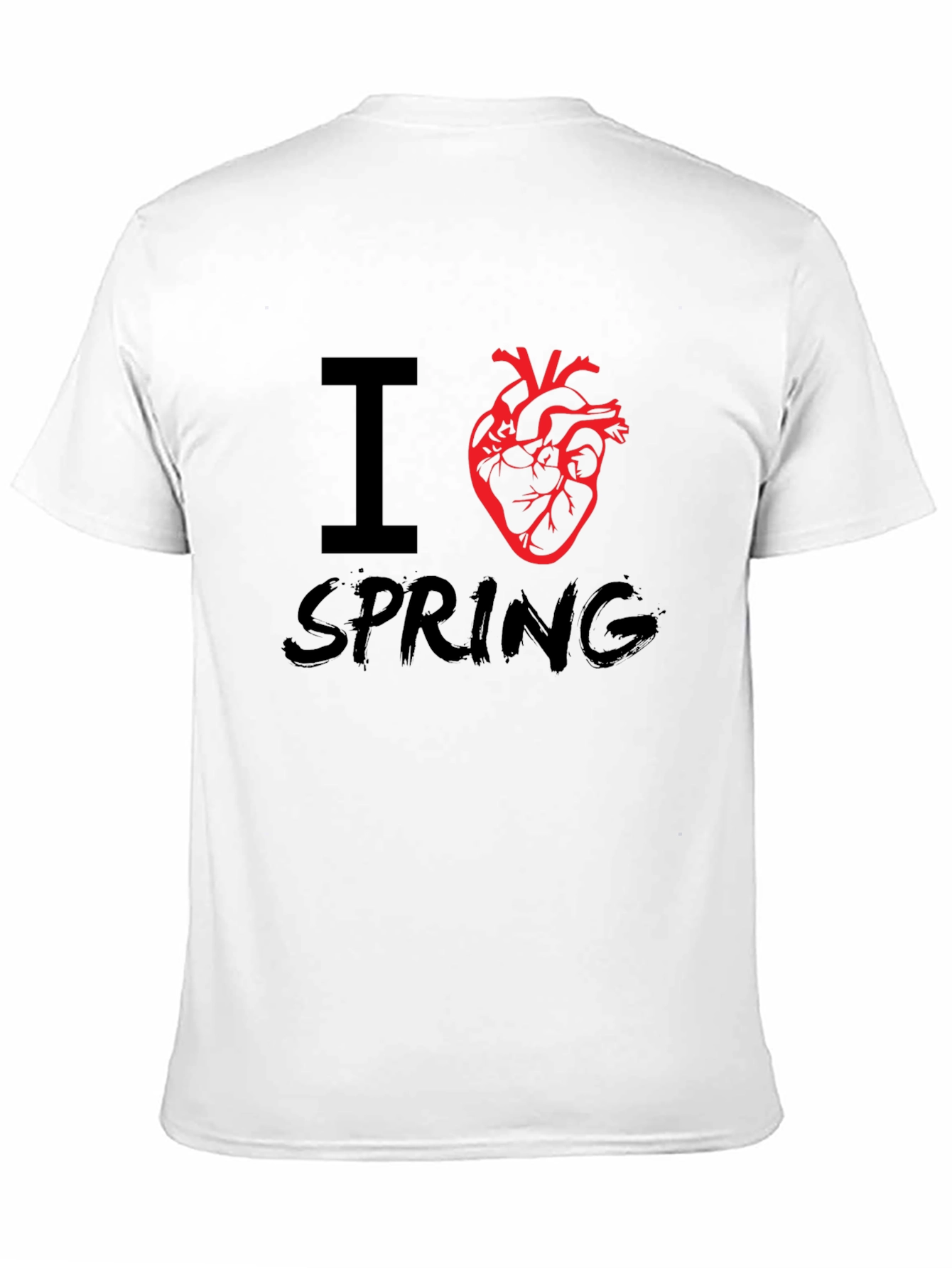 Black I Heart Spring Graphic Tee - Black view 11