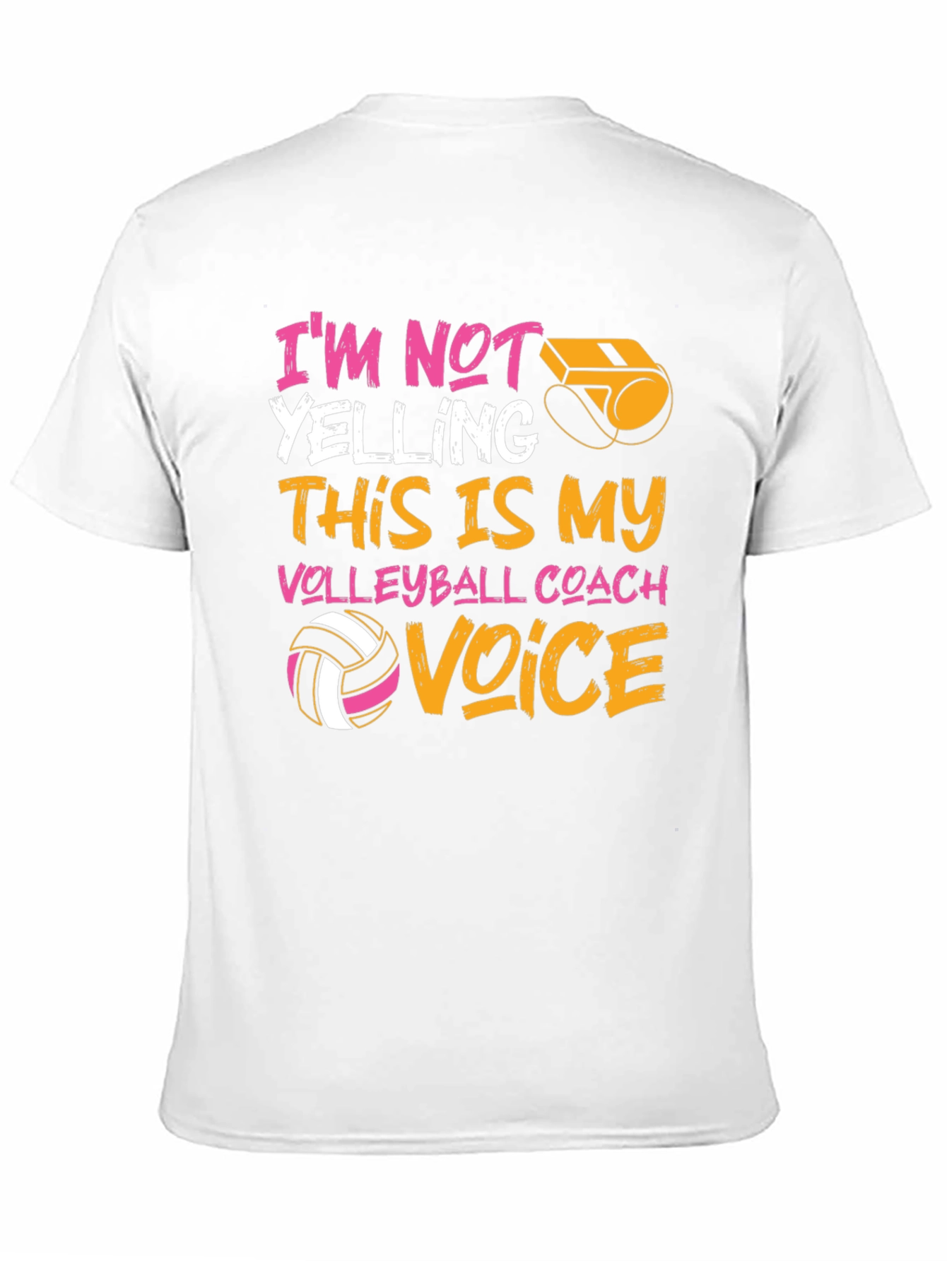 Black Volleyball Coach Novelty Graphic T-Shirt view 11