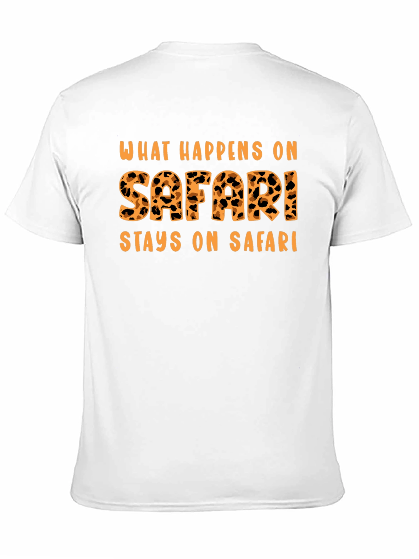 Black Safari Adventure T-Shirt - What Happens On Safari view 11