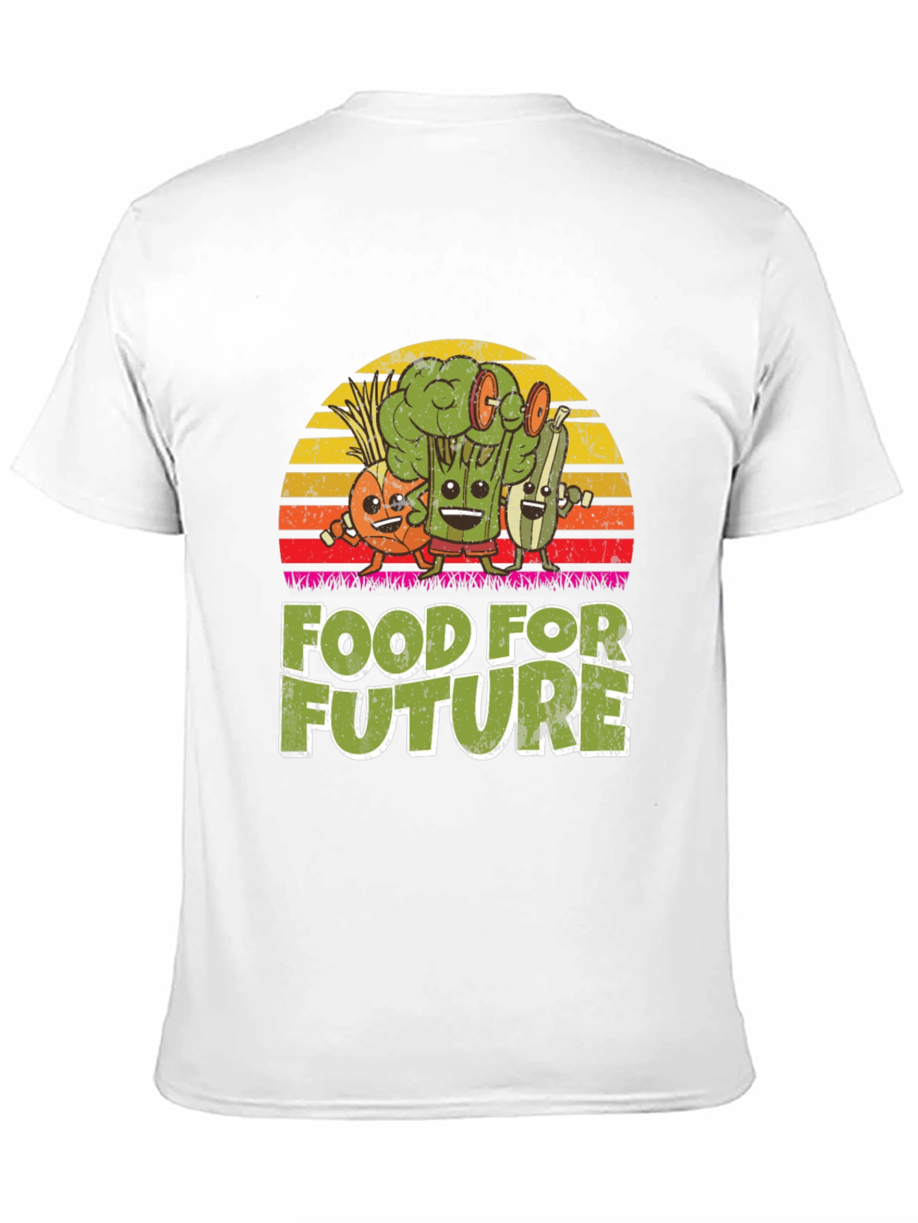 Black Food For Future Vegan Graphic T-Shirt view 11
