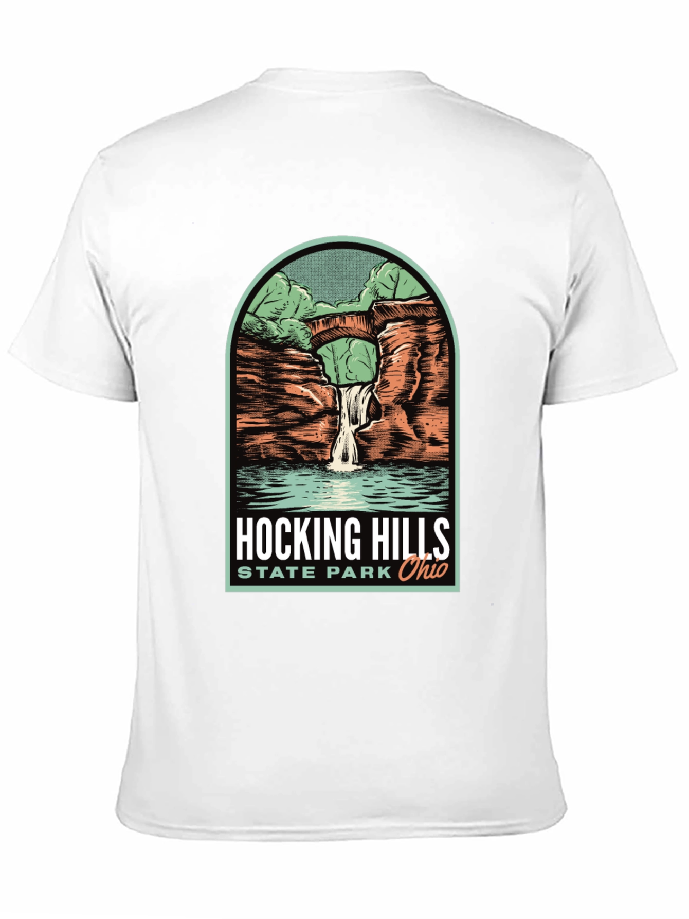 Black Hocking Hills State Park T-Shirt view 11