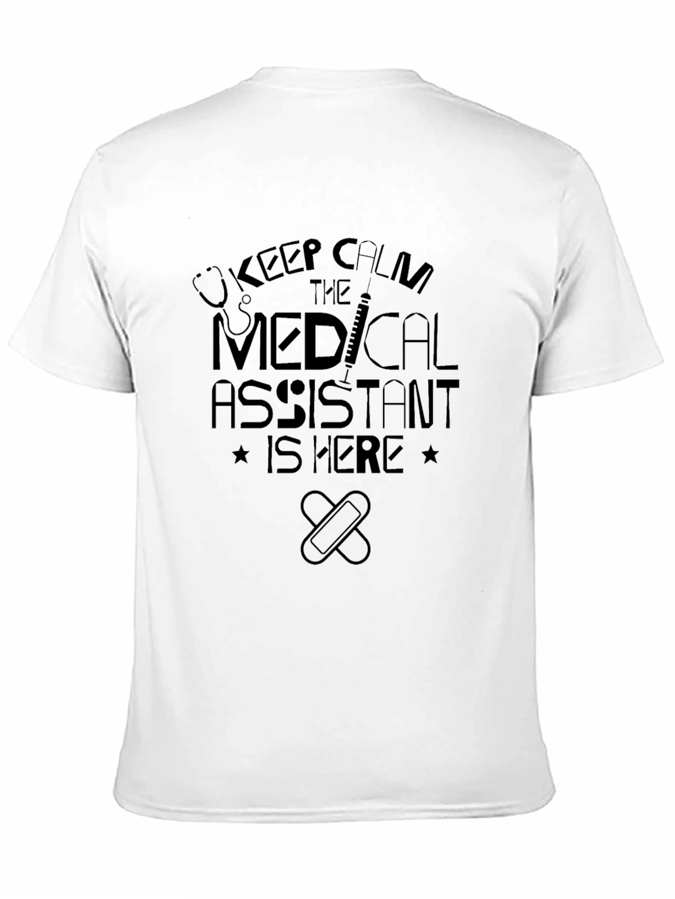 Black Medical Assistant T-Shirt - Keep Calm view 11