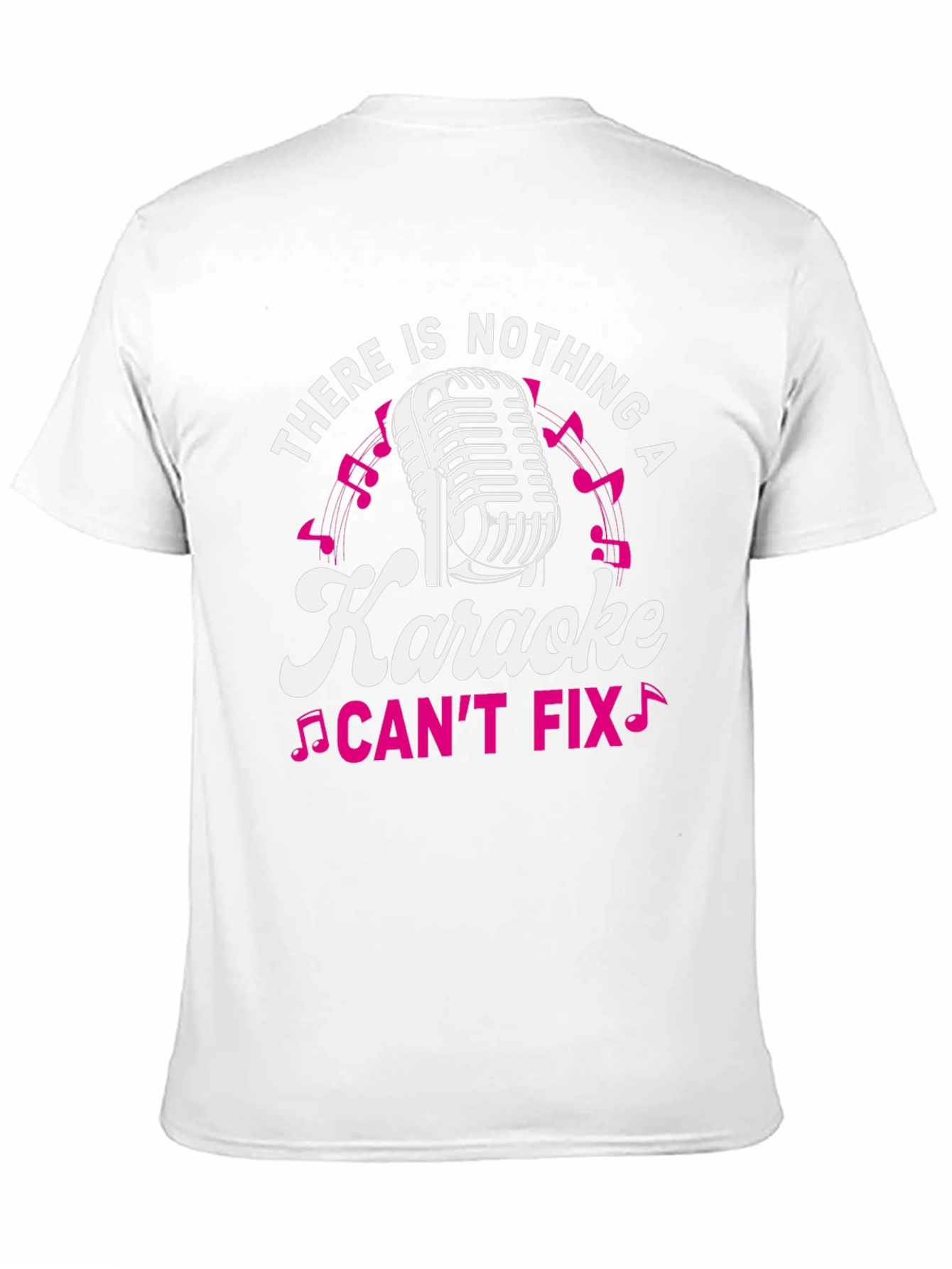 Black Karaoke Fix T-Shirt - Music Lover Tee view 11