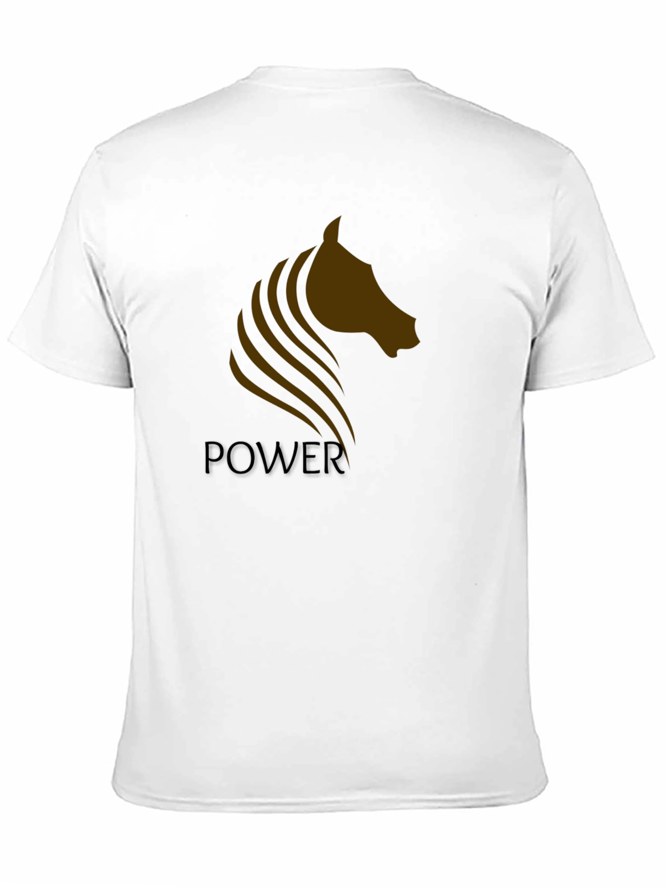 Black Power Horse Graphic Tee - Black view 11