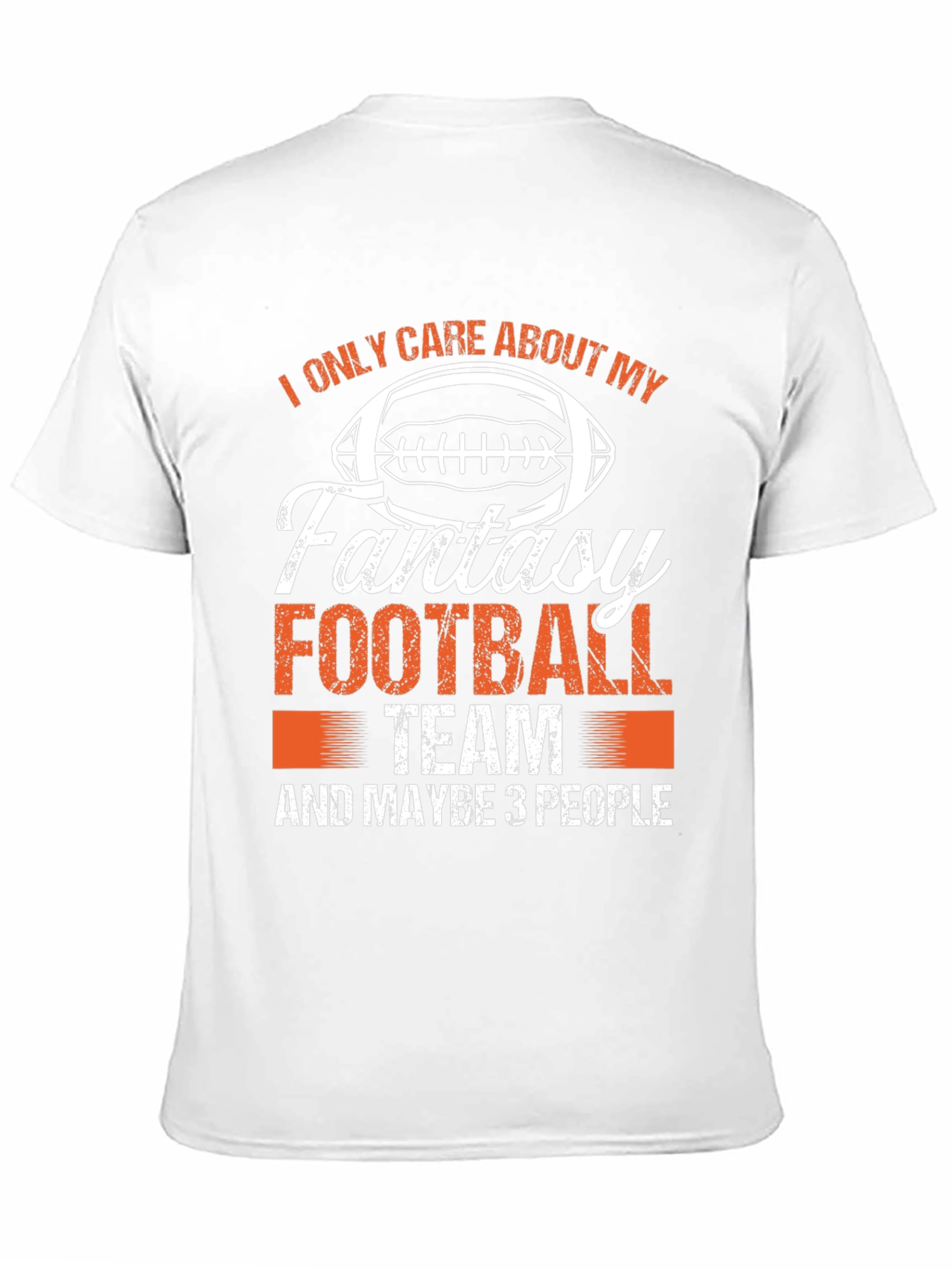 Black Fantasy Football Team T-Shirt view 11