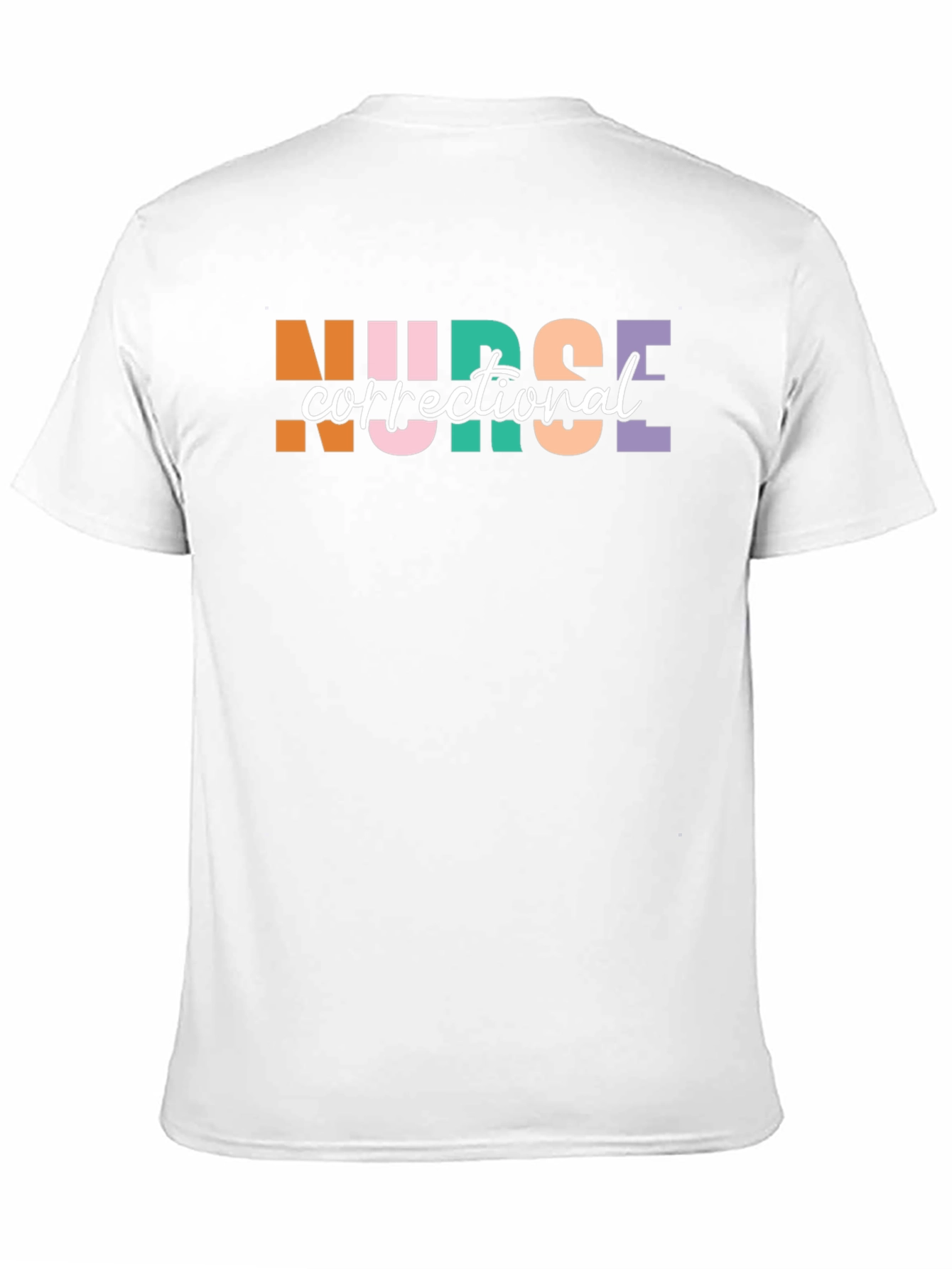 Black Correctional Nurse Black Tee view 11