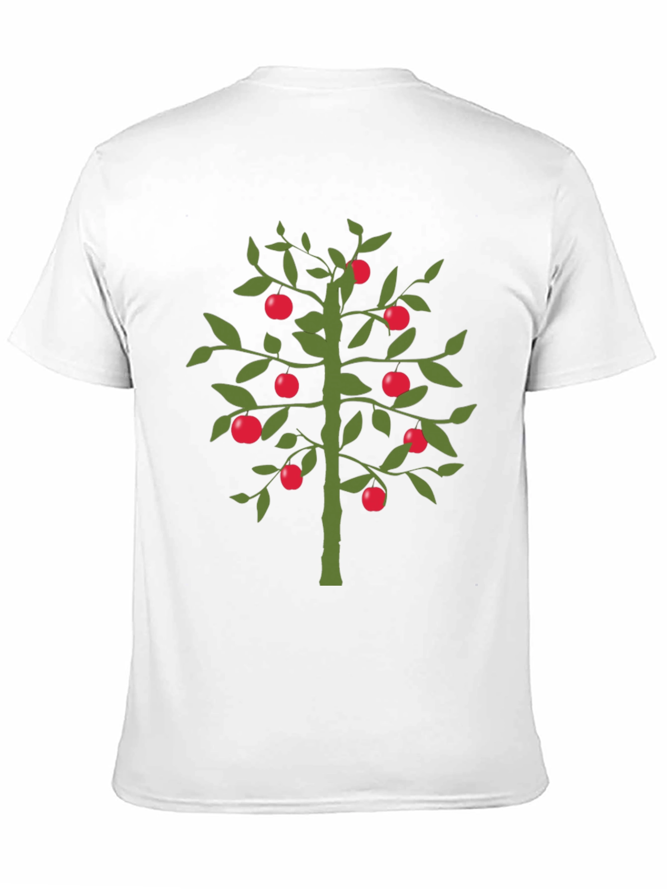 Black Apple Tree Graphic Tee - Black view 11