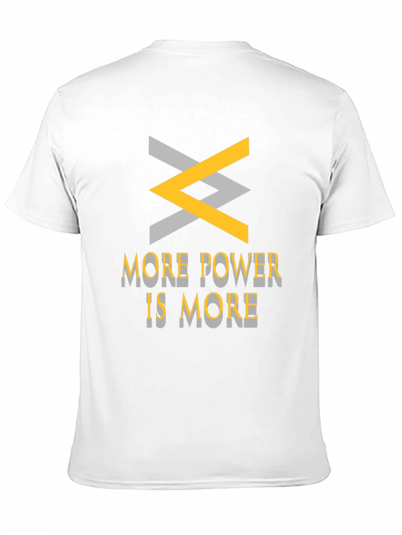 Black More Power is More Graphic Tee view 11