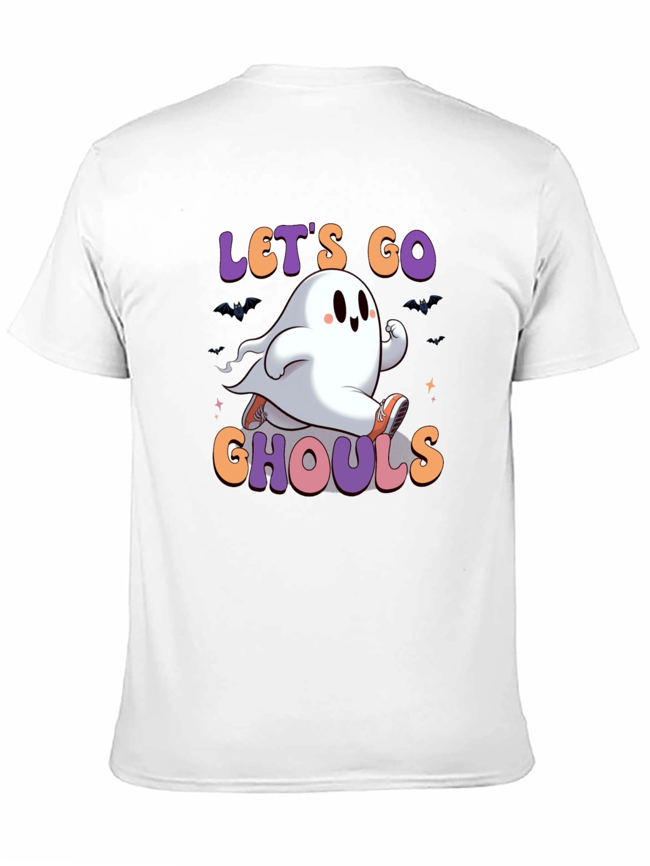 Black Let's Go Ghouls Graphic Tee view 11