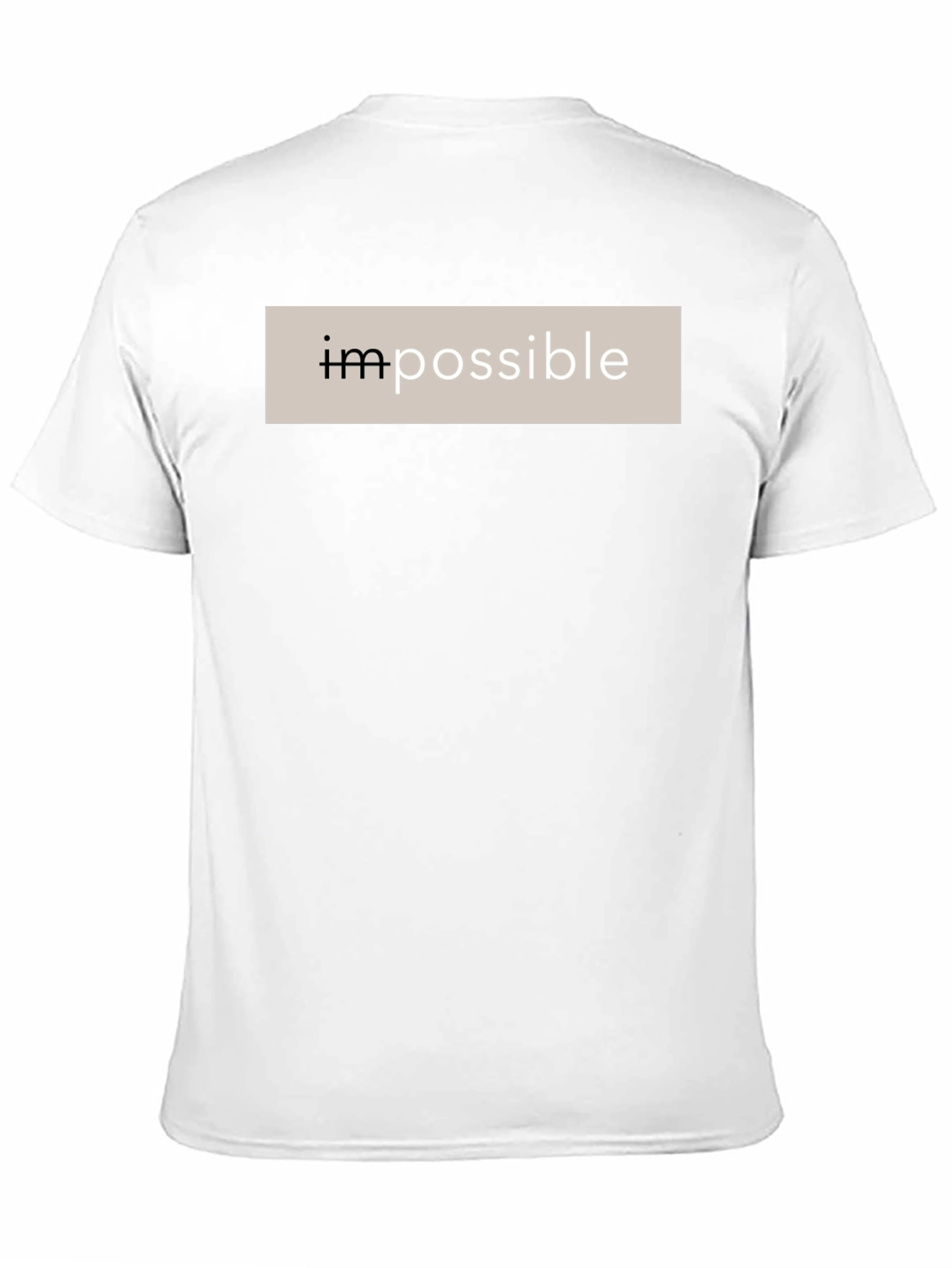 Black Impossible Black Cotton Graphic Tee view 11