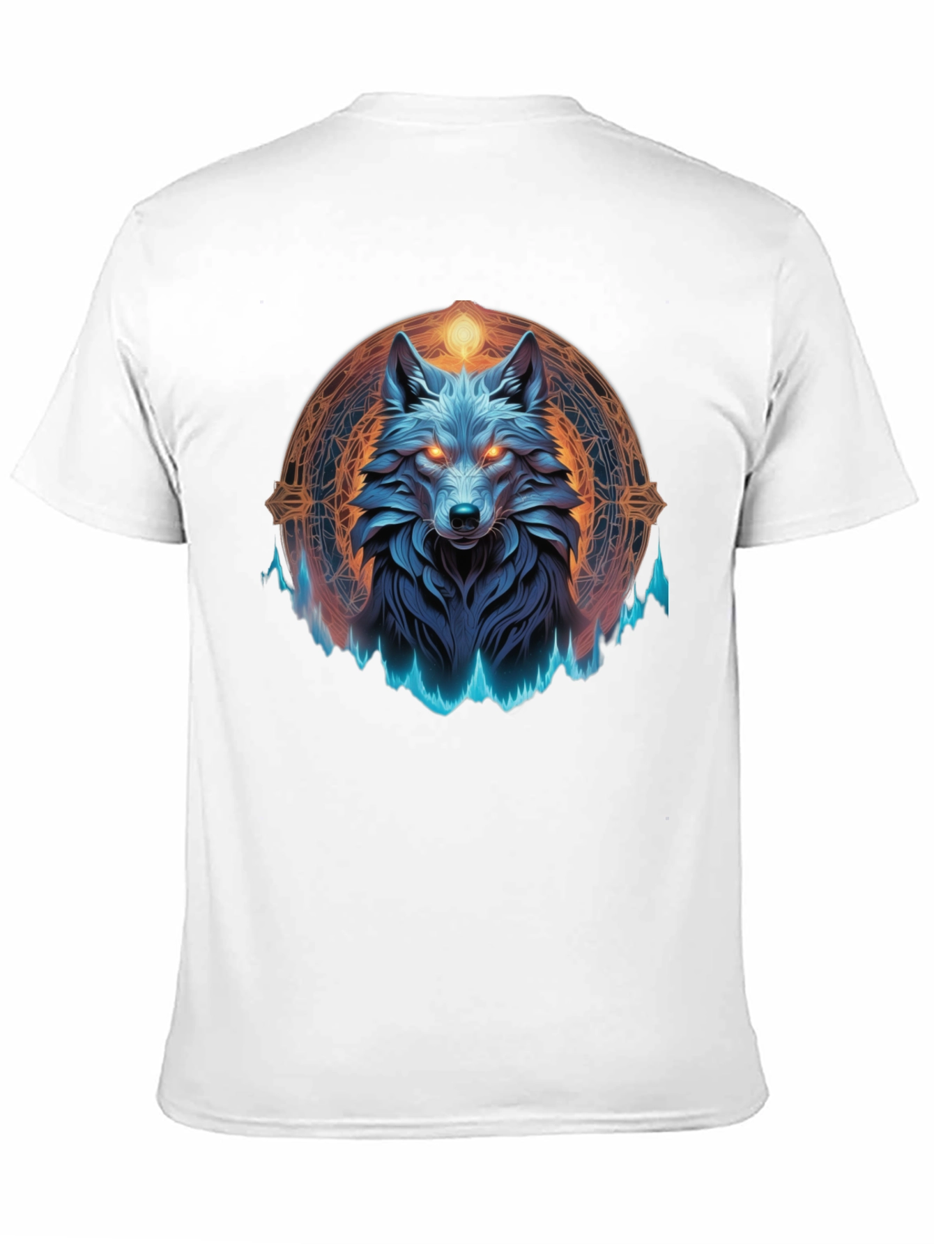 Black Mystic Wolf Graphic Tee - Black T-Shirt view 11