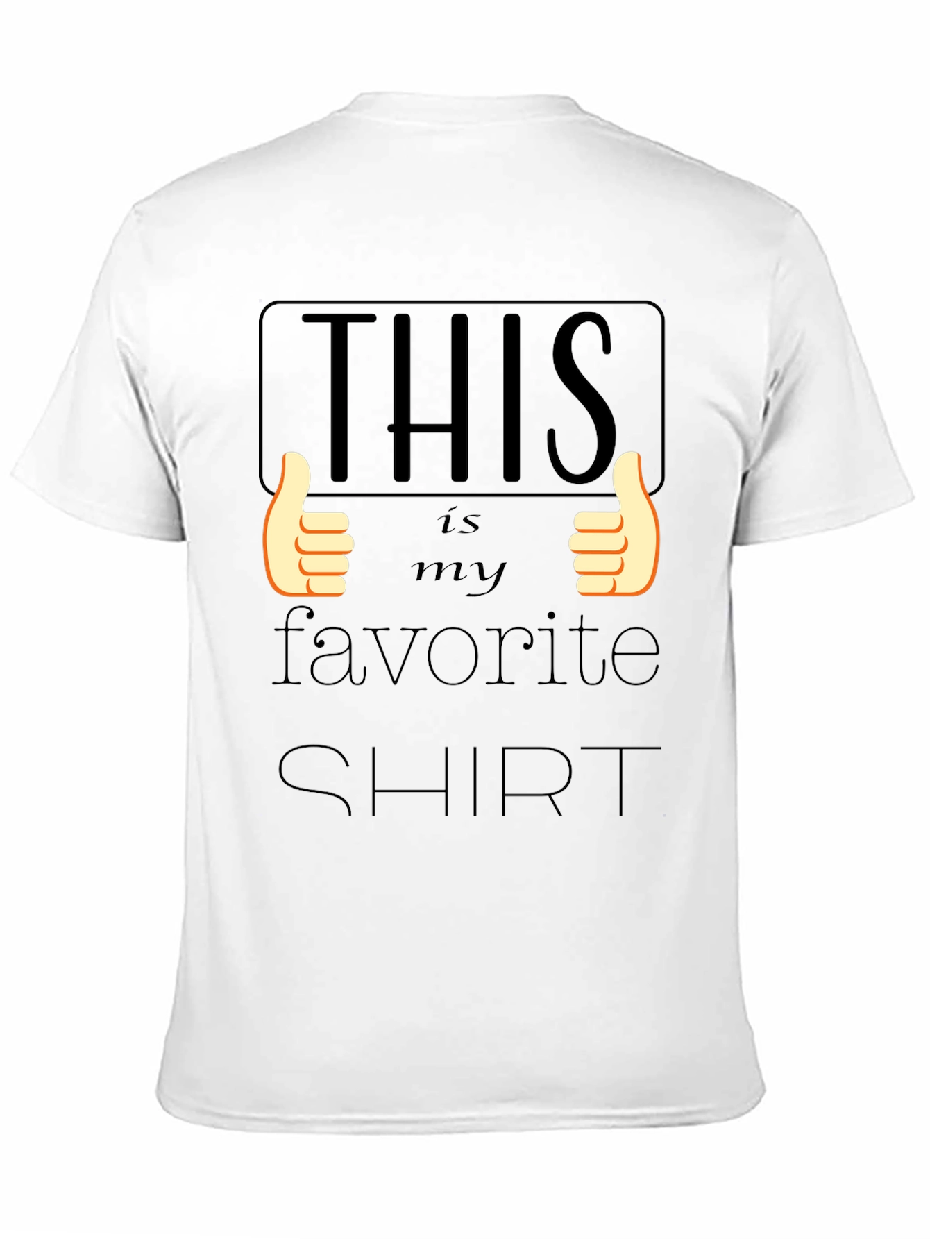 Black This Is My Favorite Shirt - Graphic Tee view 11