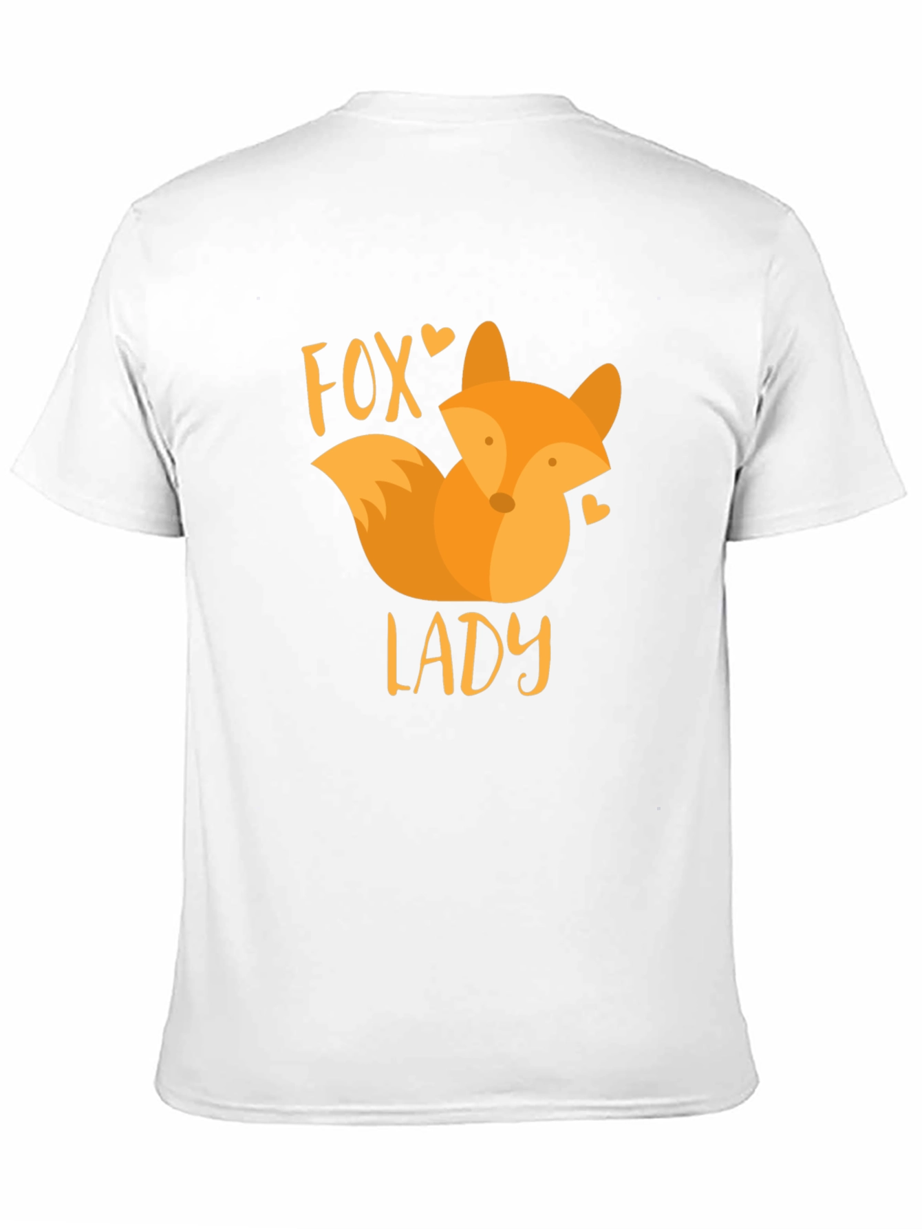 Black Fox Lady Graphic T-Shirt - Fun Animal Design view 11