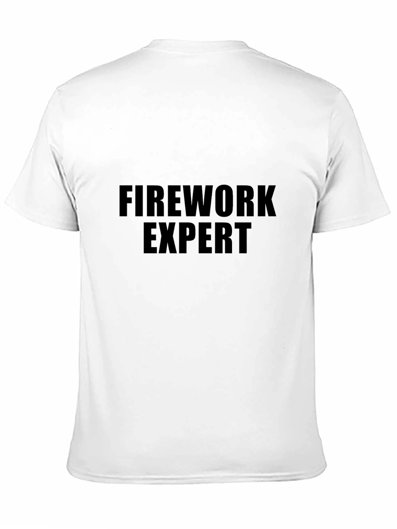 Black Firework Expert Tee - Bold Statement Shirt view 11
