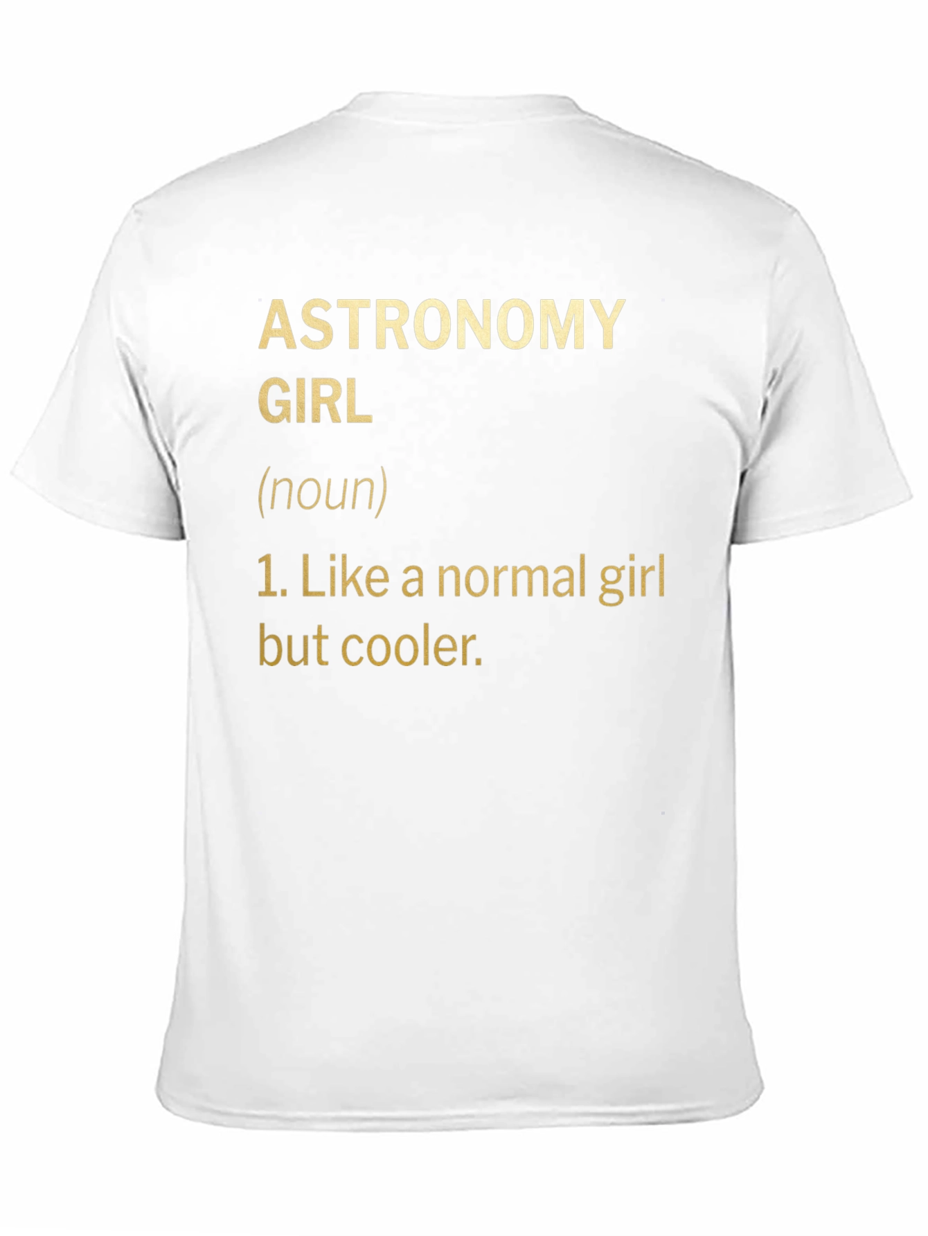 Black Astronomy Girl Black Cotton T-Shirt view 11