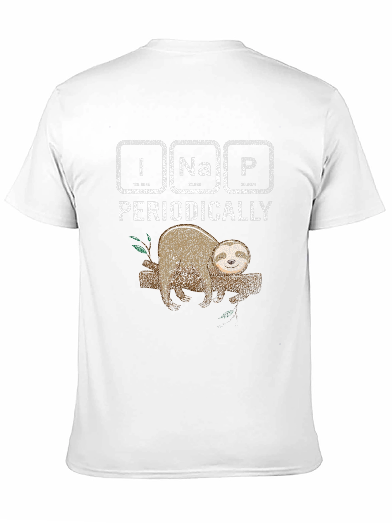 Black I Na P Periodically Sloth T-Shirt view 11