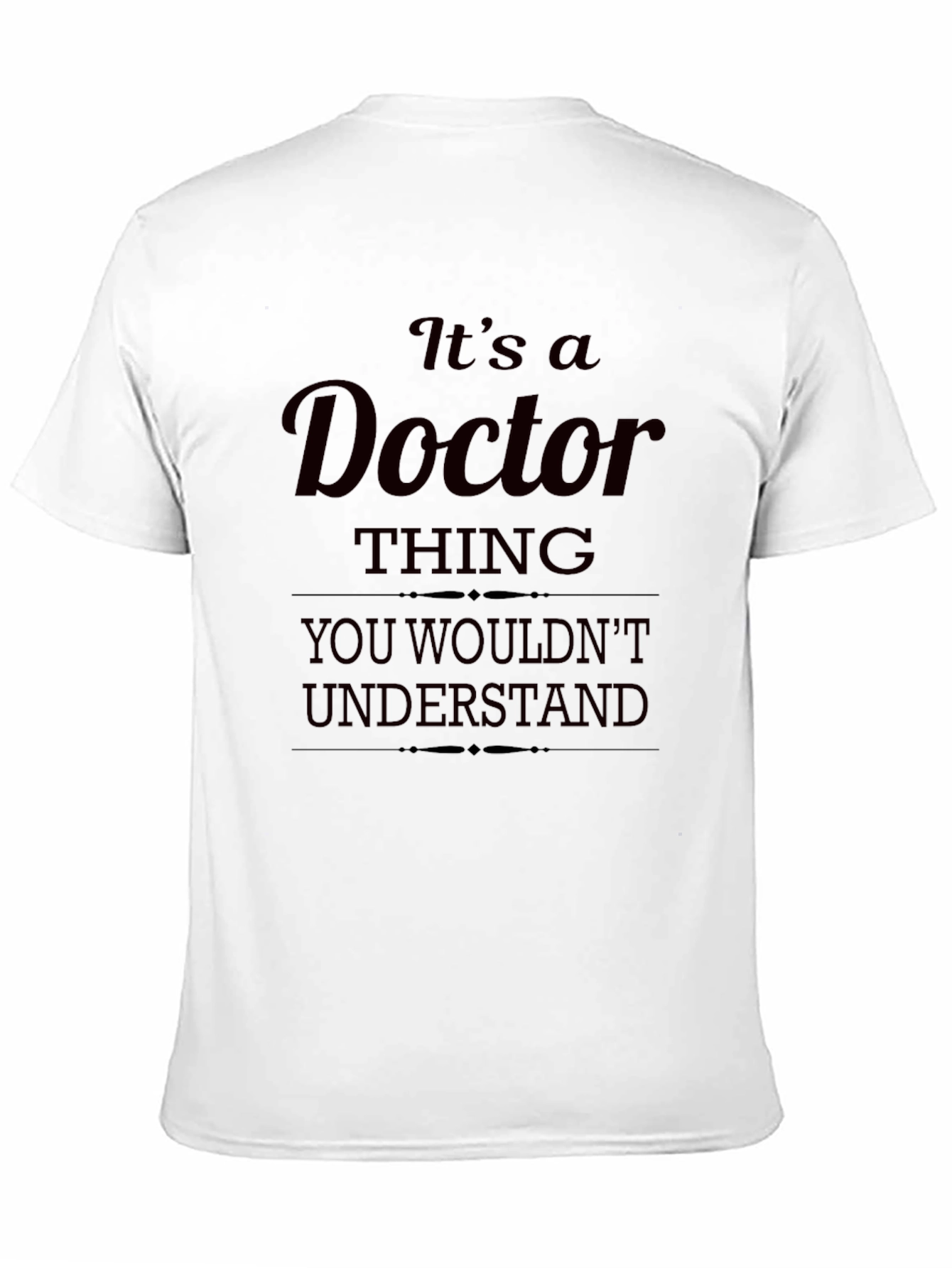 Black It's a Doctor Thing Men's T-Shirt view 11
