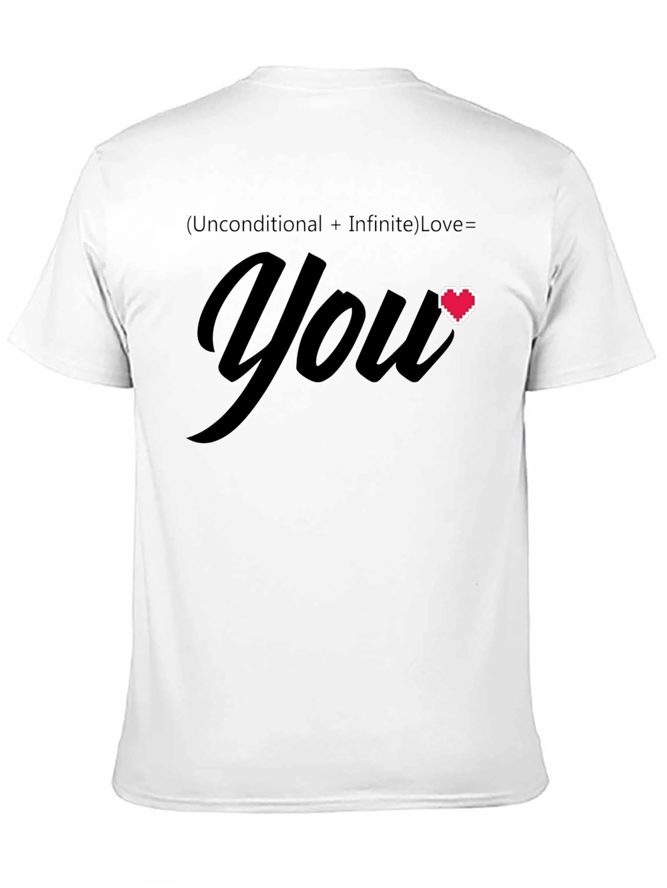 Black Love Equation Graphic T-Shirt - You view 11