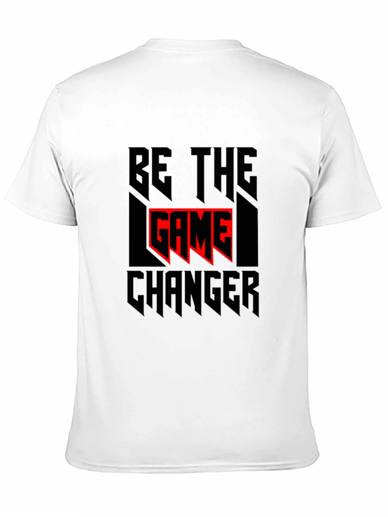 Black Be the Game Changer Black Graphic Tee view 11