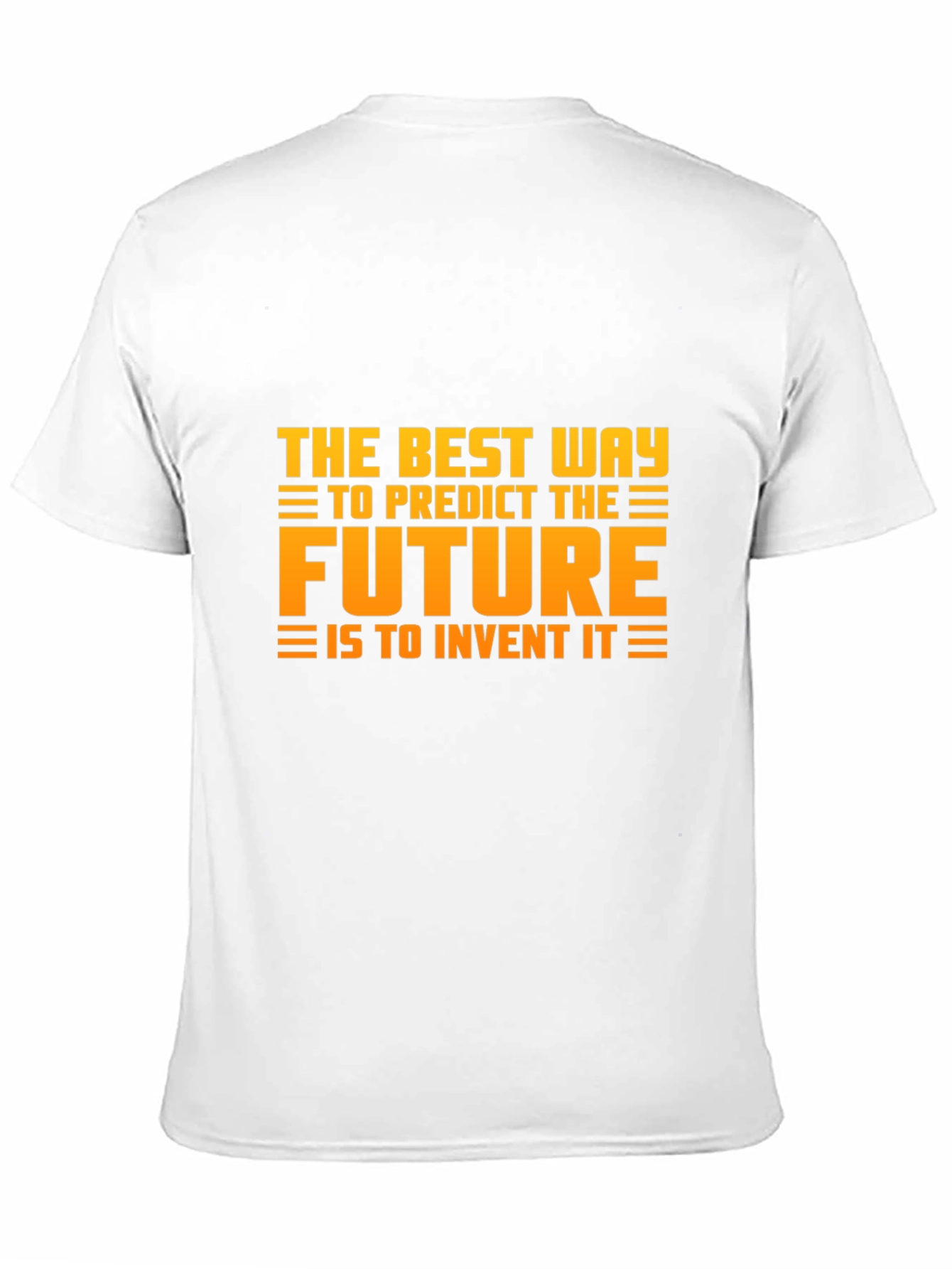 Black Invent The Future T-Shirt - Inspiring Quote Graphic Tee view 11