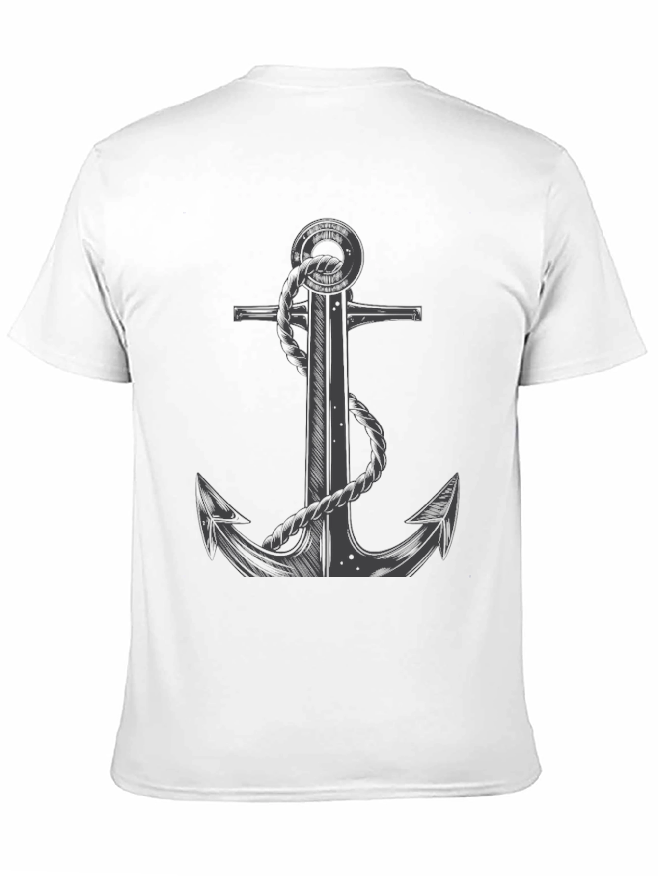 Black Anchor Graphic Black T-Shirt view 11