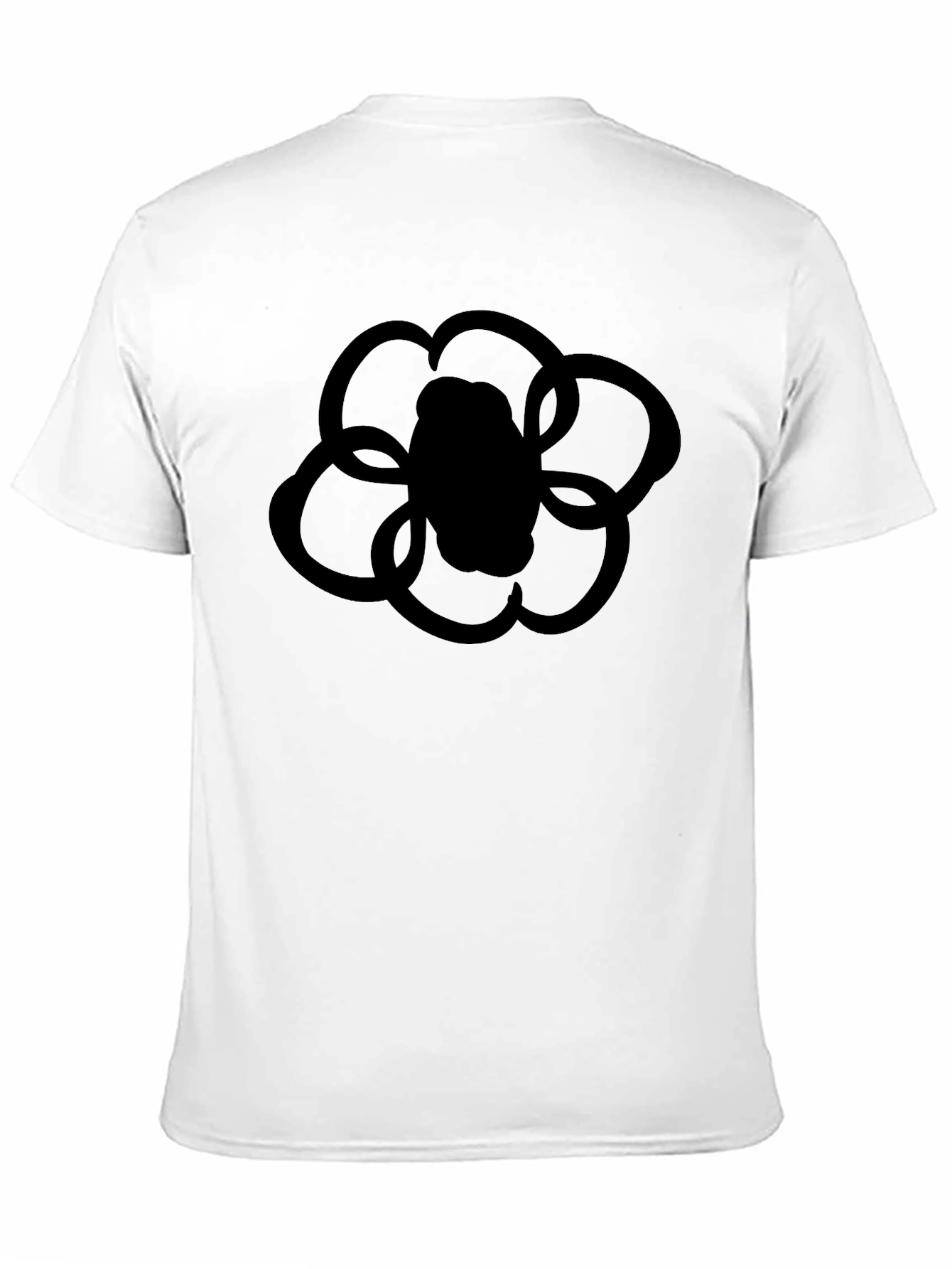 Black Black Flower Graphic T-Shirt view 11