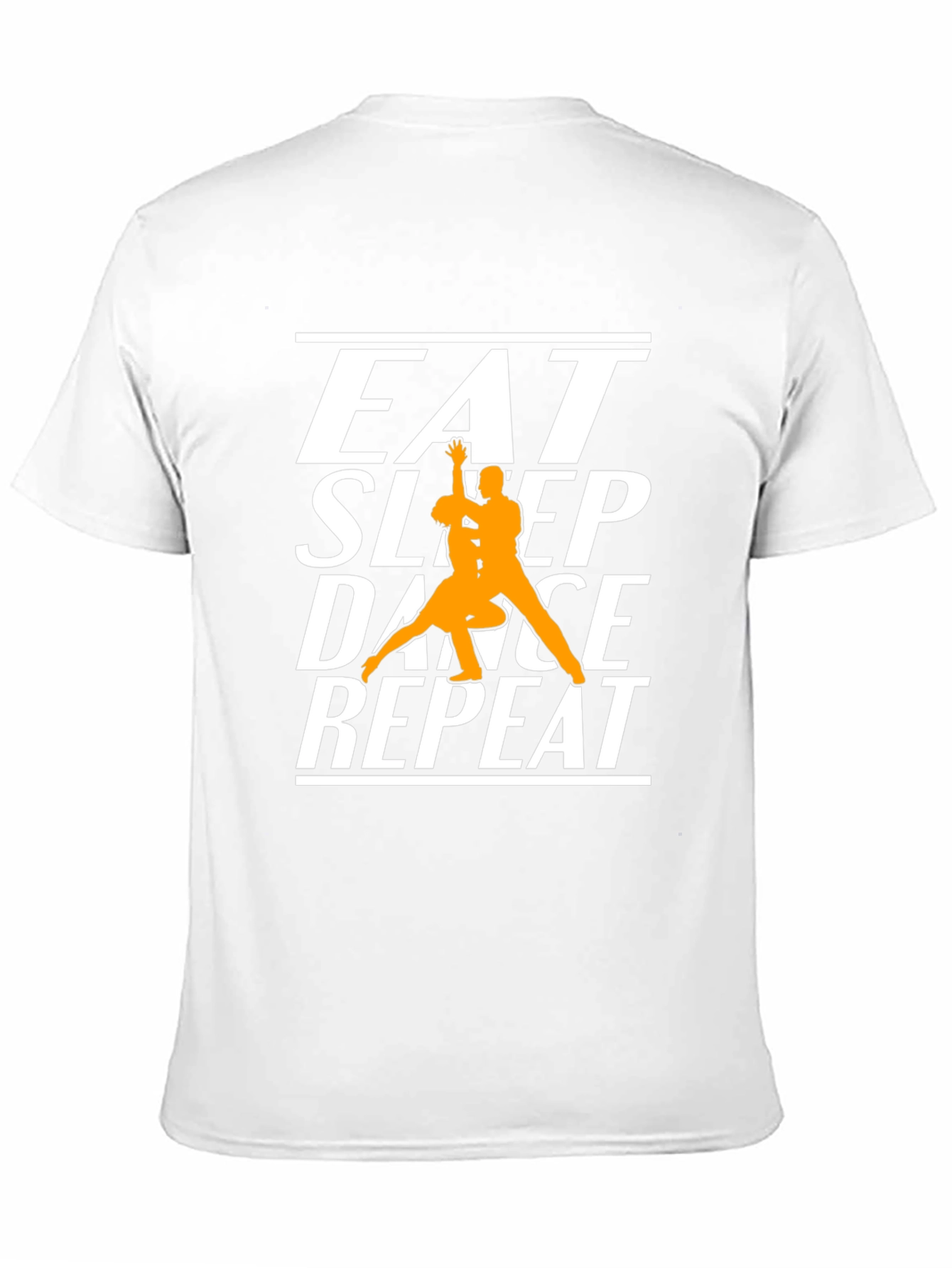 Black Eat Sleep Dance Repeat Black Graphic T-Shirt view 11