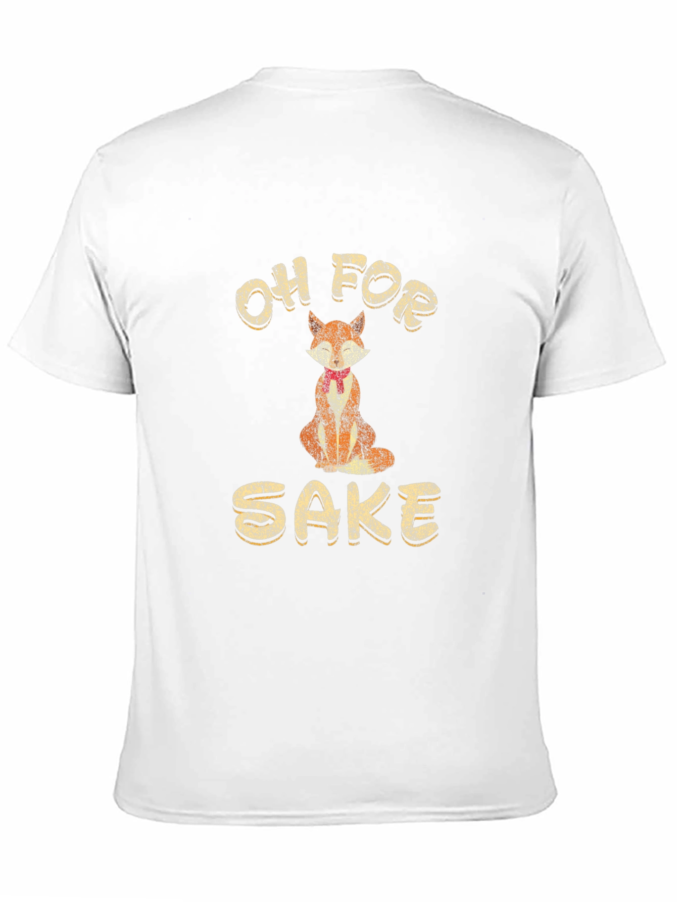 Black Oh For Fox Sake T-Shirt - Novelty Animal Tee view 11