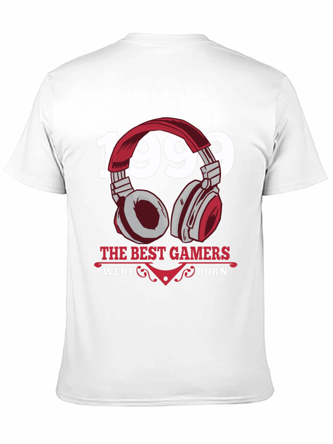 Black 1999 Best Gamers Born T-Shirt view 11