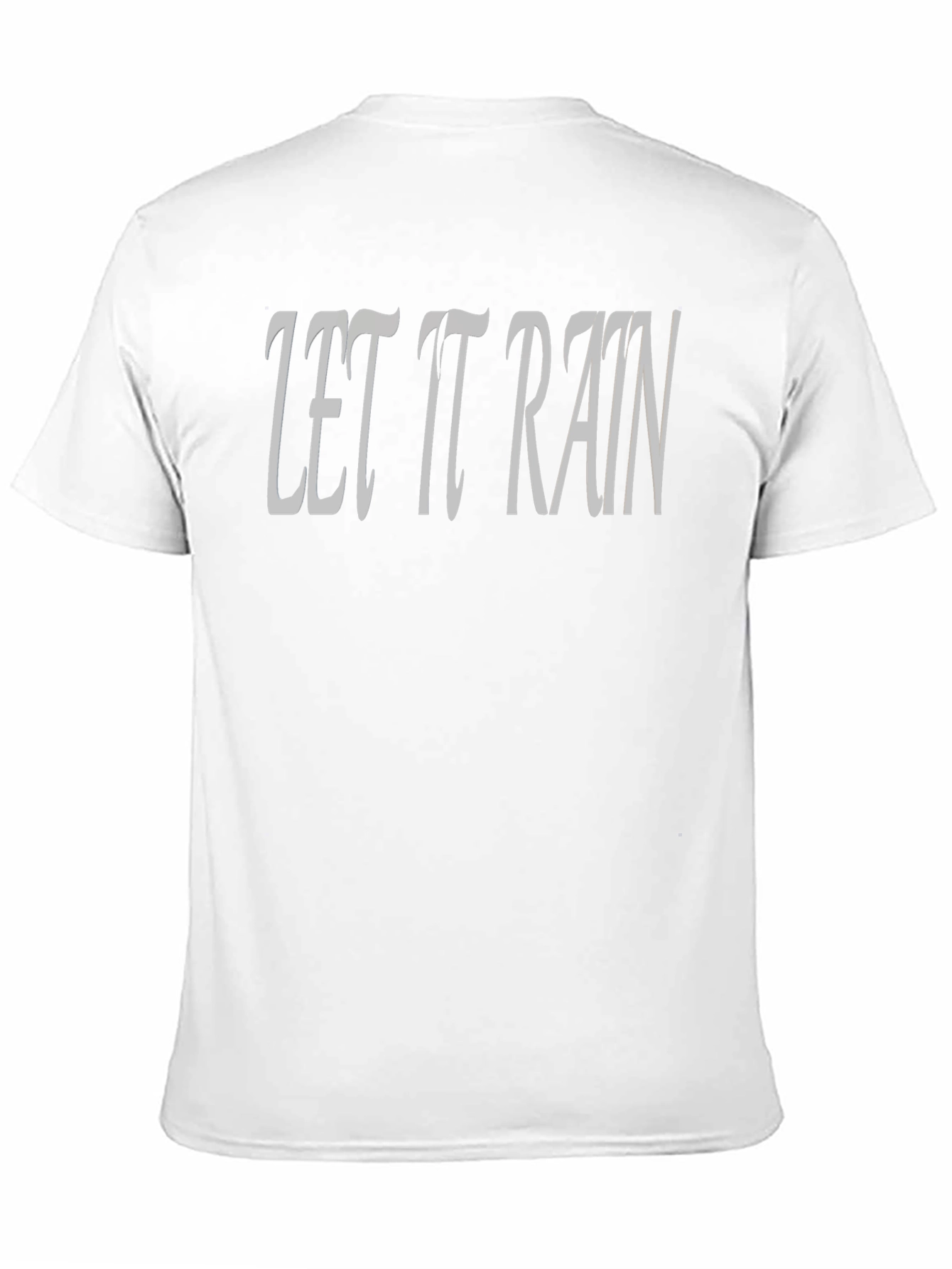 Black Let It Rain Graphic T-Shirt - Soft Cotton Tee view 11