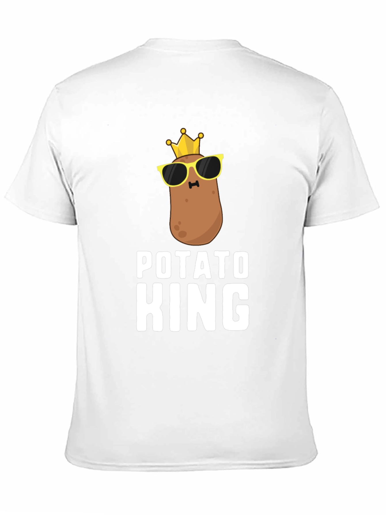 Black Potato King T-Shirt - Funny Graphic Tee view 11