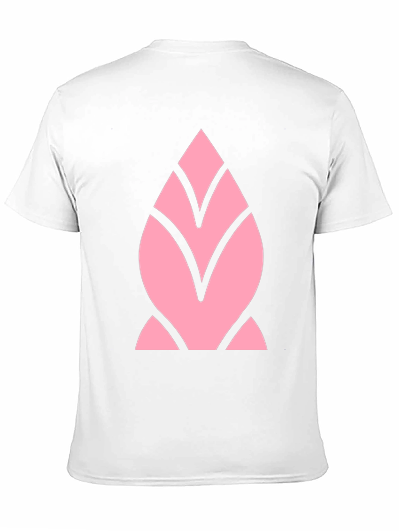 Black Pink Geometric Black T-Shirt view 11