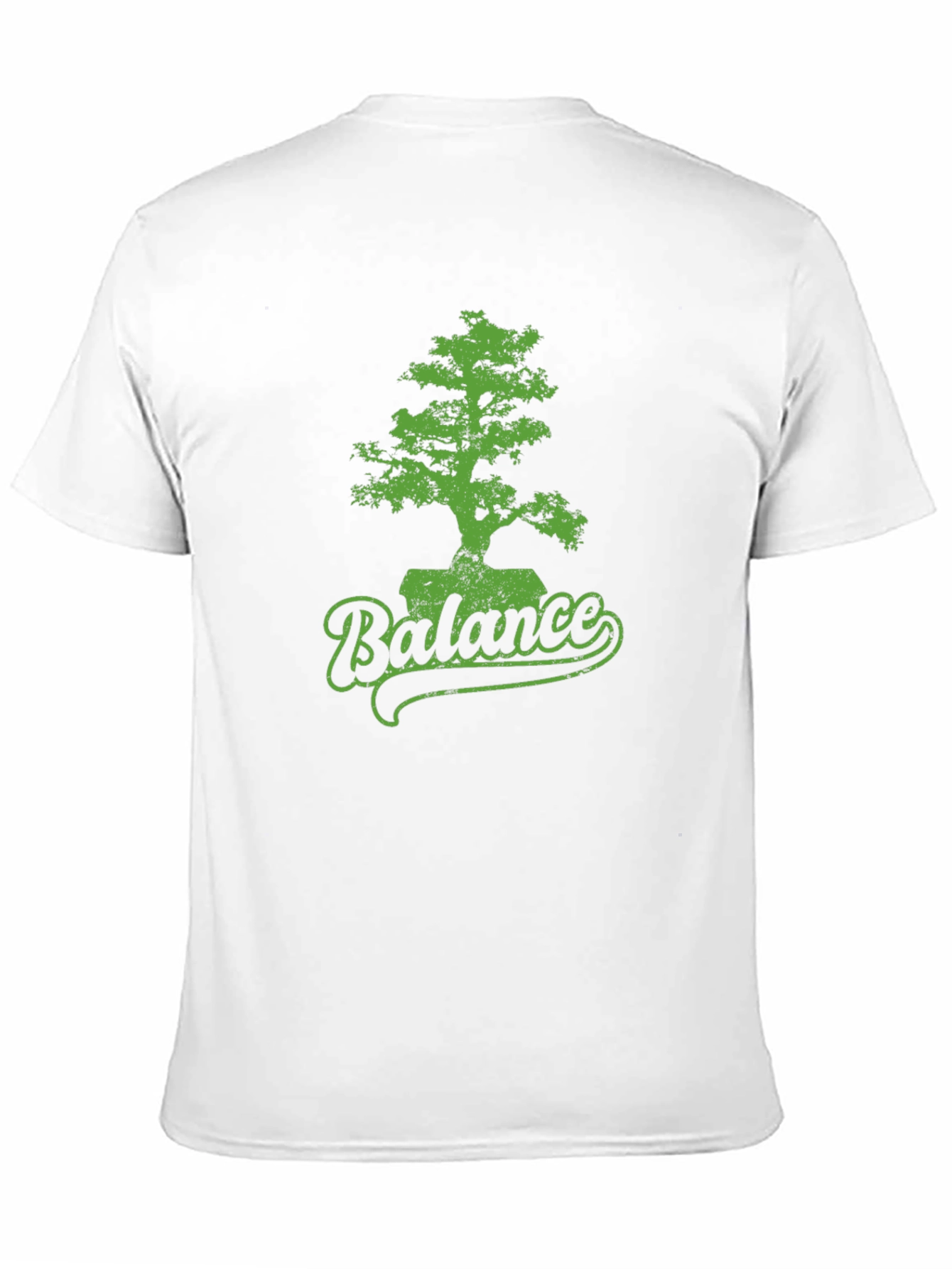 Black Balance Bonsai Tree Graphic Tee - Black view 11