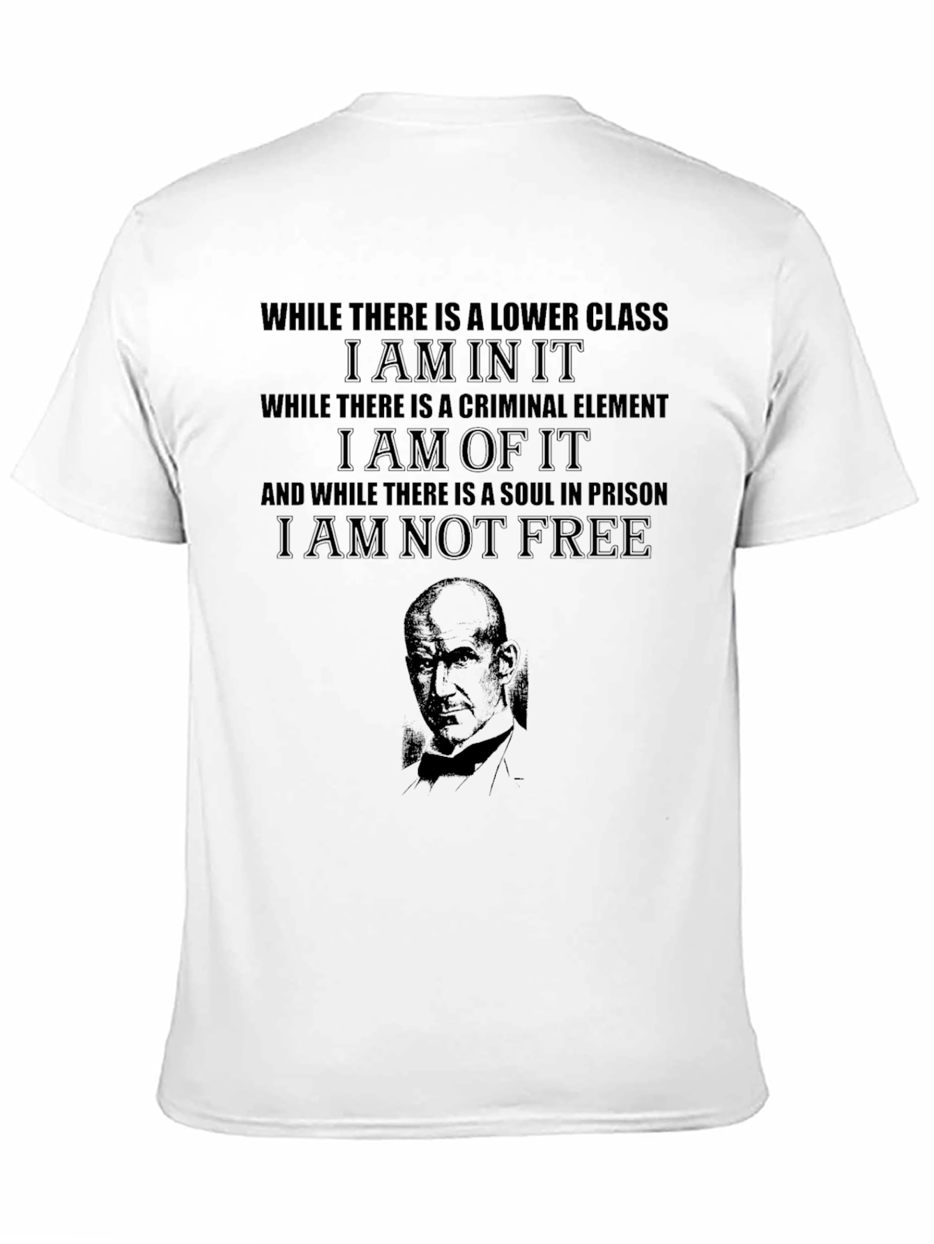 Black Philosophical Statement T-Shirt view 11