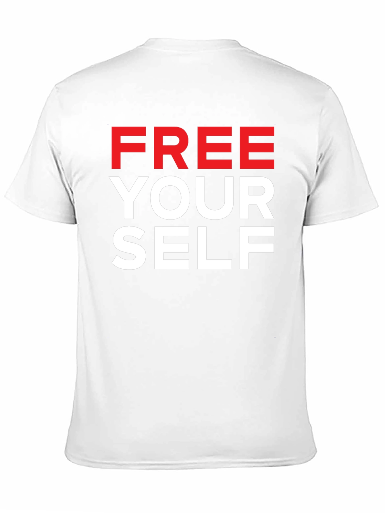 Black Free Yourself Graphic T-Shirt - Bold Statement Tee view 11