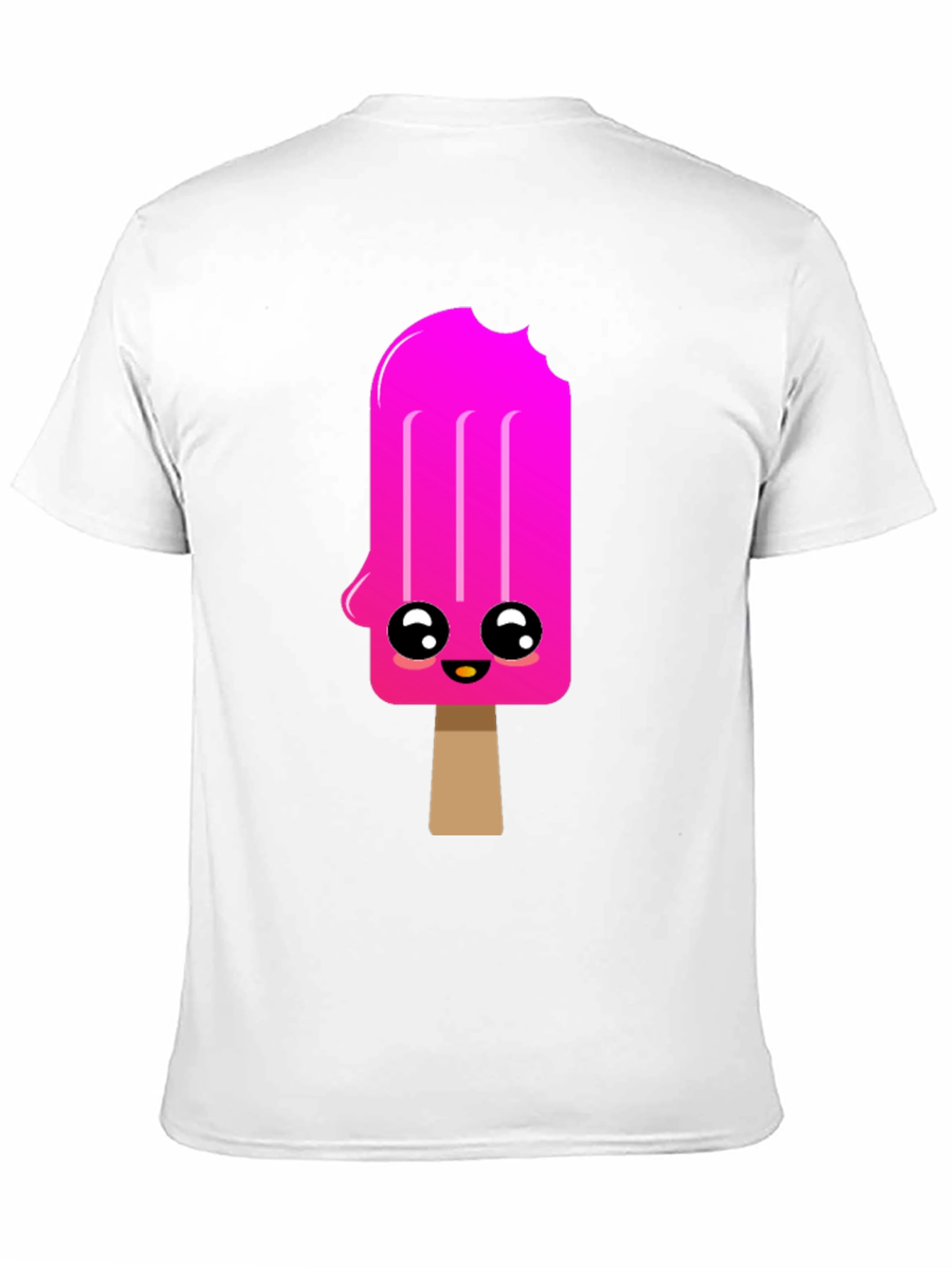 Black Kawaii Popsicle Graphic Tee - Black Cotton Blend Shirt view 11