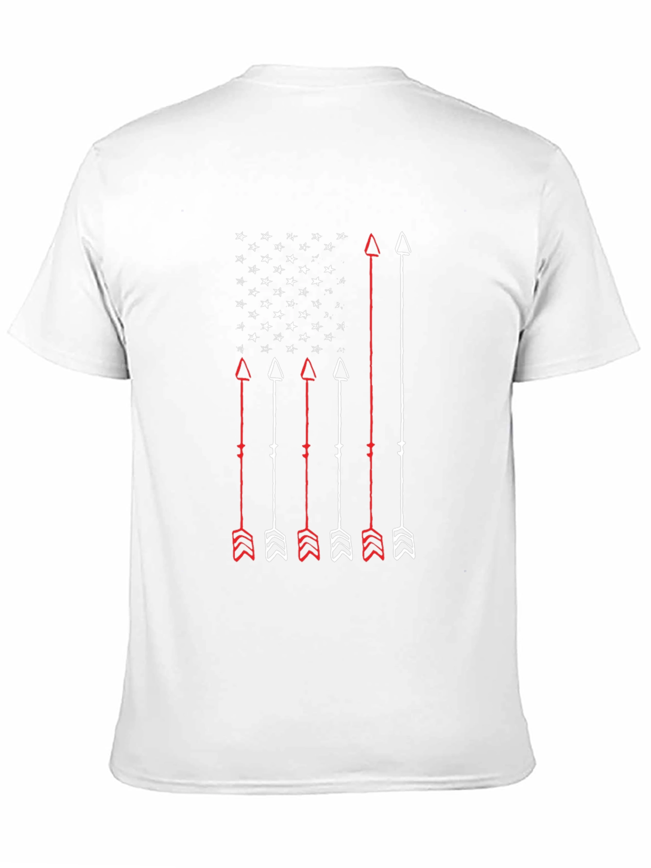 Black Arrow Flag Graphic Tee - Patriotic Archery Design view 11