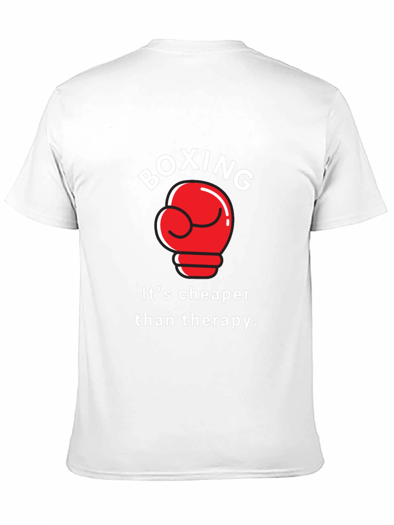 Black Boxing Therapy Graphic T-Shirt view 11