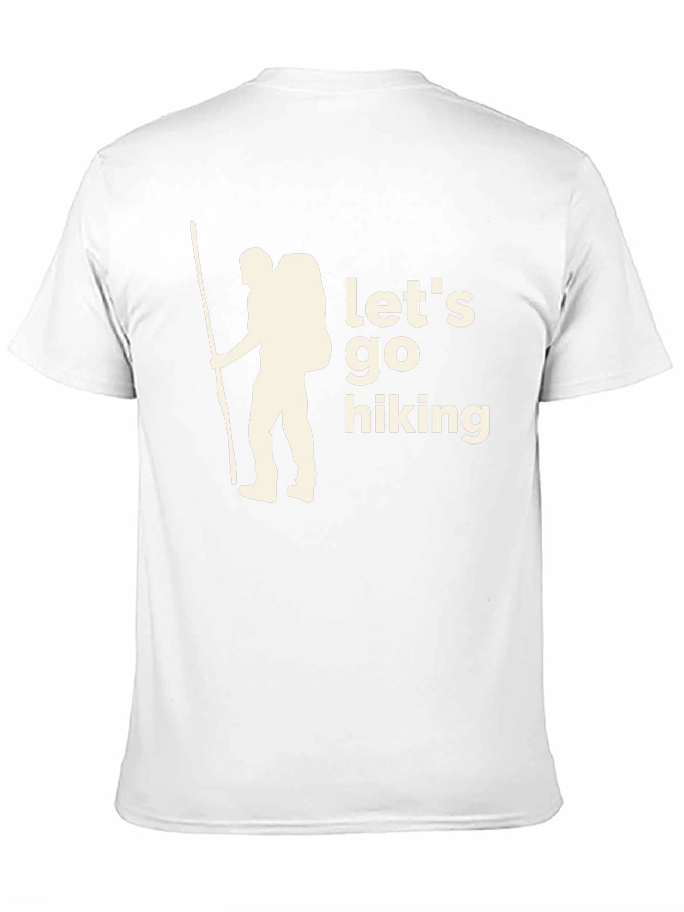 Black Let's Go Hiking Graphic T-Shirt view 11