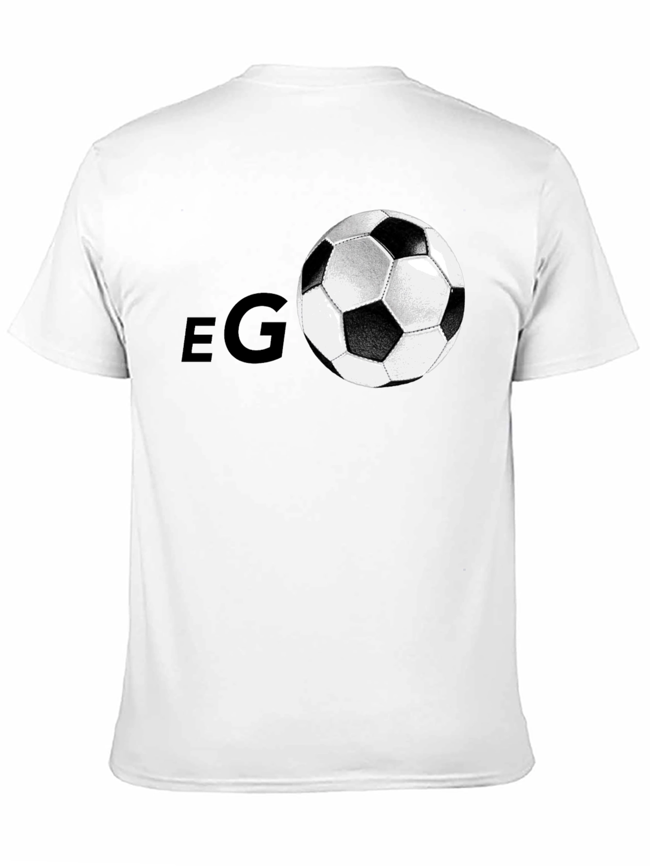 Black Soccer Fan Black Graphic Tee view 11