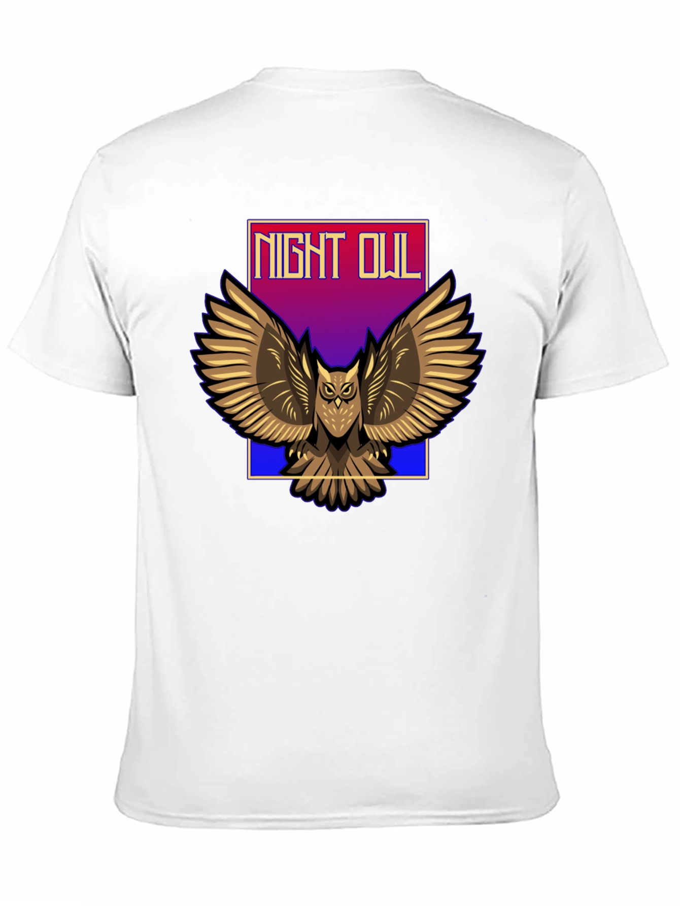 Black Night Owl Graphic T-Shirt view 11