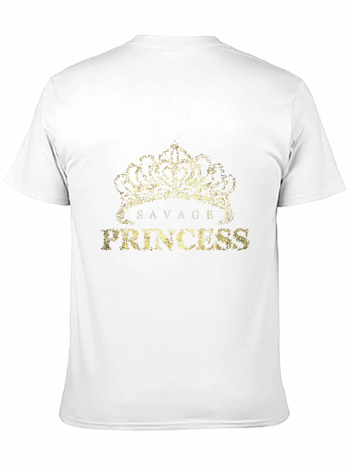 Black Savage Princess Crown Graphic Tee - Black view 11