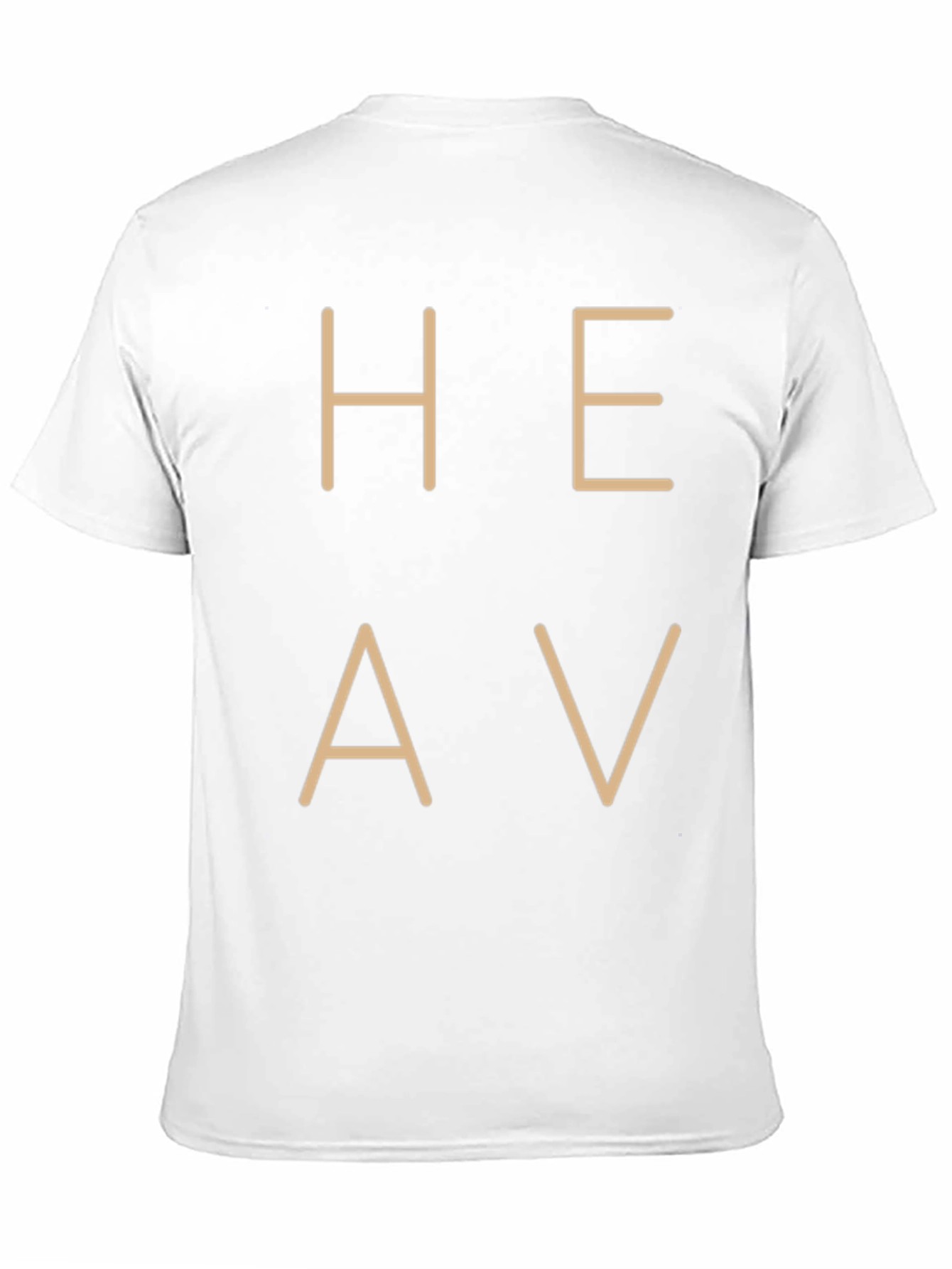 Black Modern Graphic Tee - HEAV Design view 11