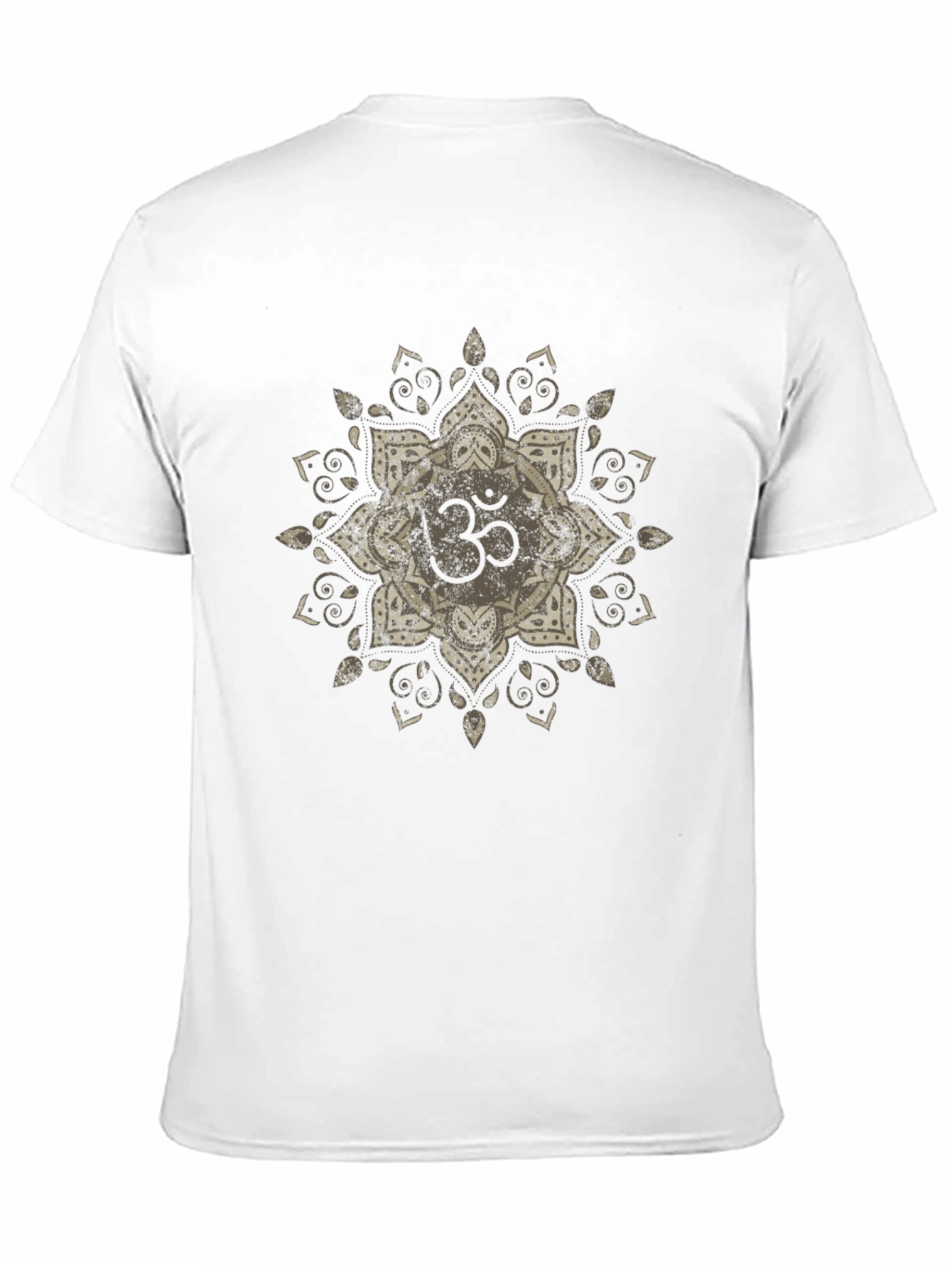 Black Om Mandala T-Shirt - Spiritual Design view 11